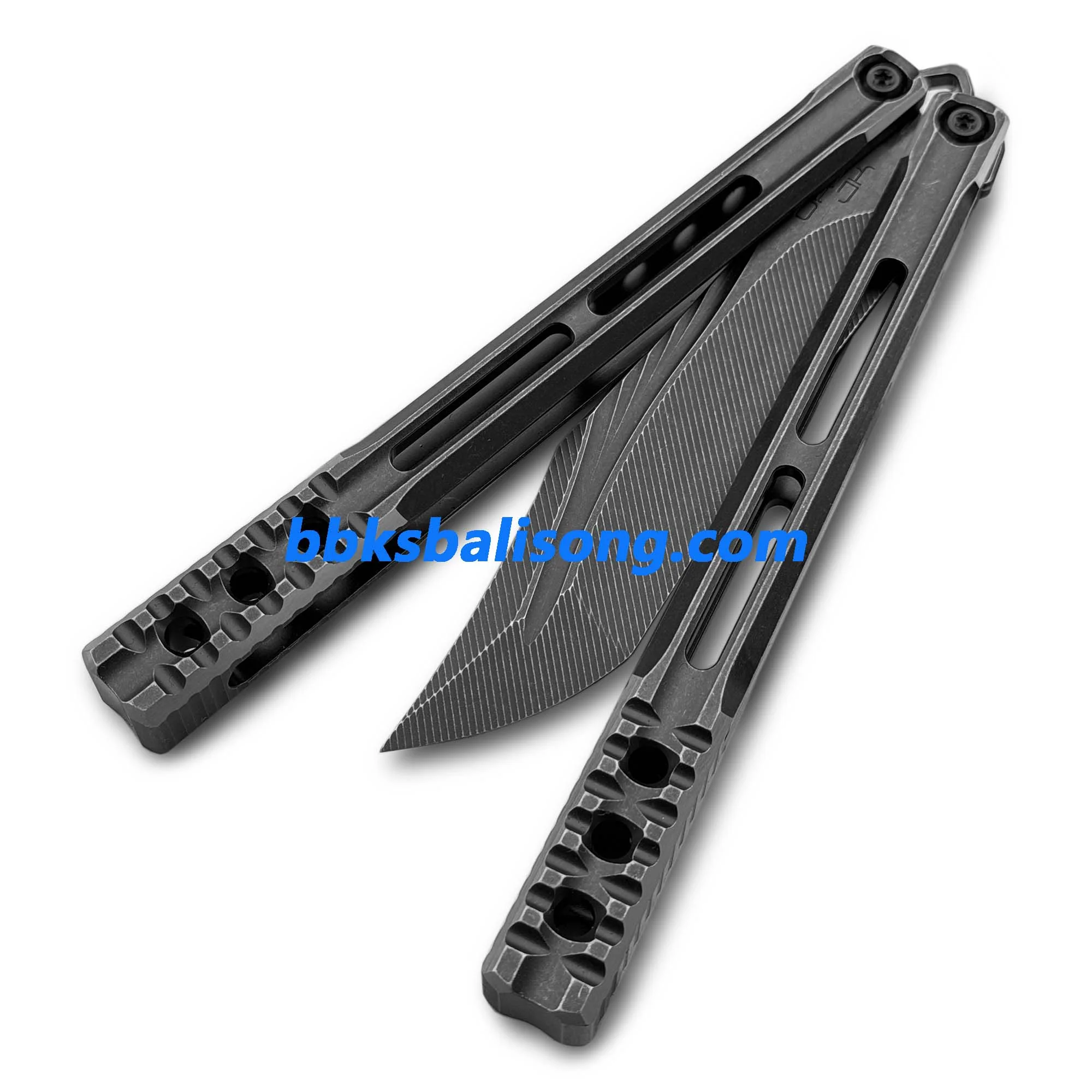Baliplus Orca V1.5 Balisong Clone Titanium Handle Bushings System - Image 2