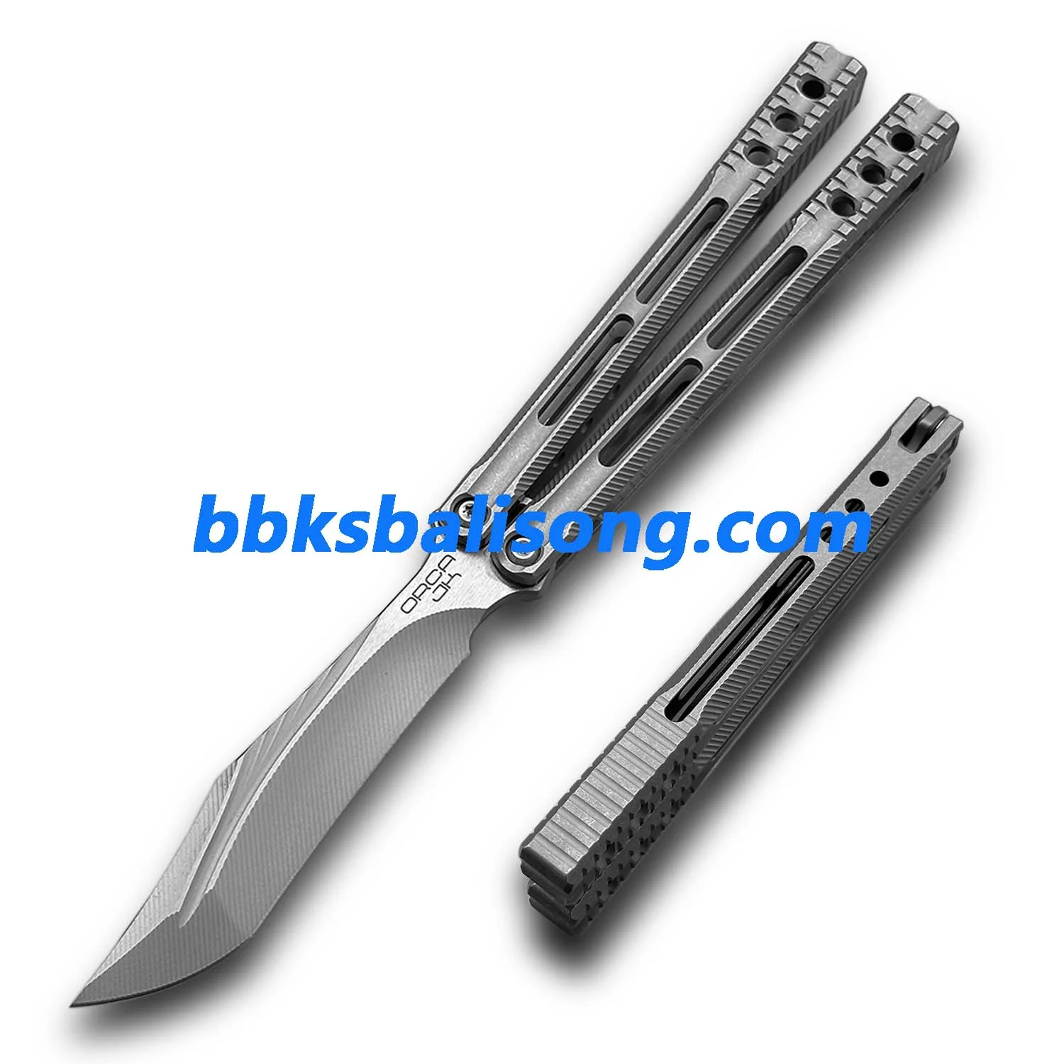 Baliplus Orca V1.5 Balisong Clone Titanium Handle Bushings System - Image 21
