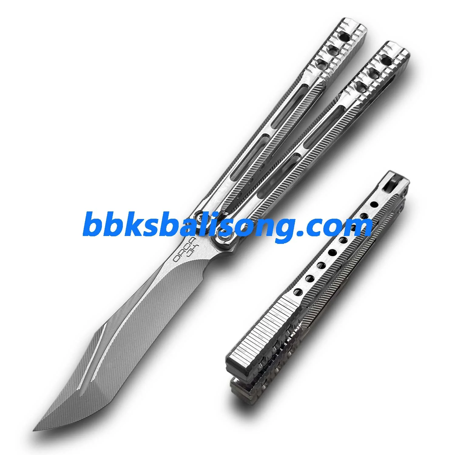 Baliplus Orca V1.5 Balisong Clone Titanium Handle Bushings System - Image 22