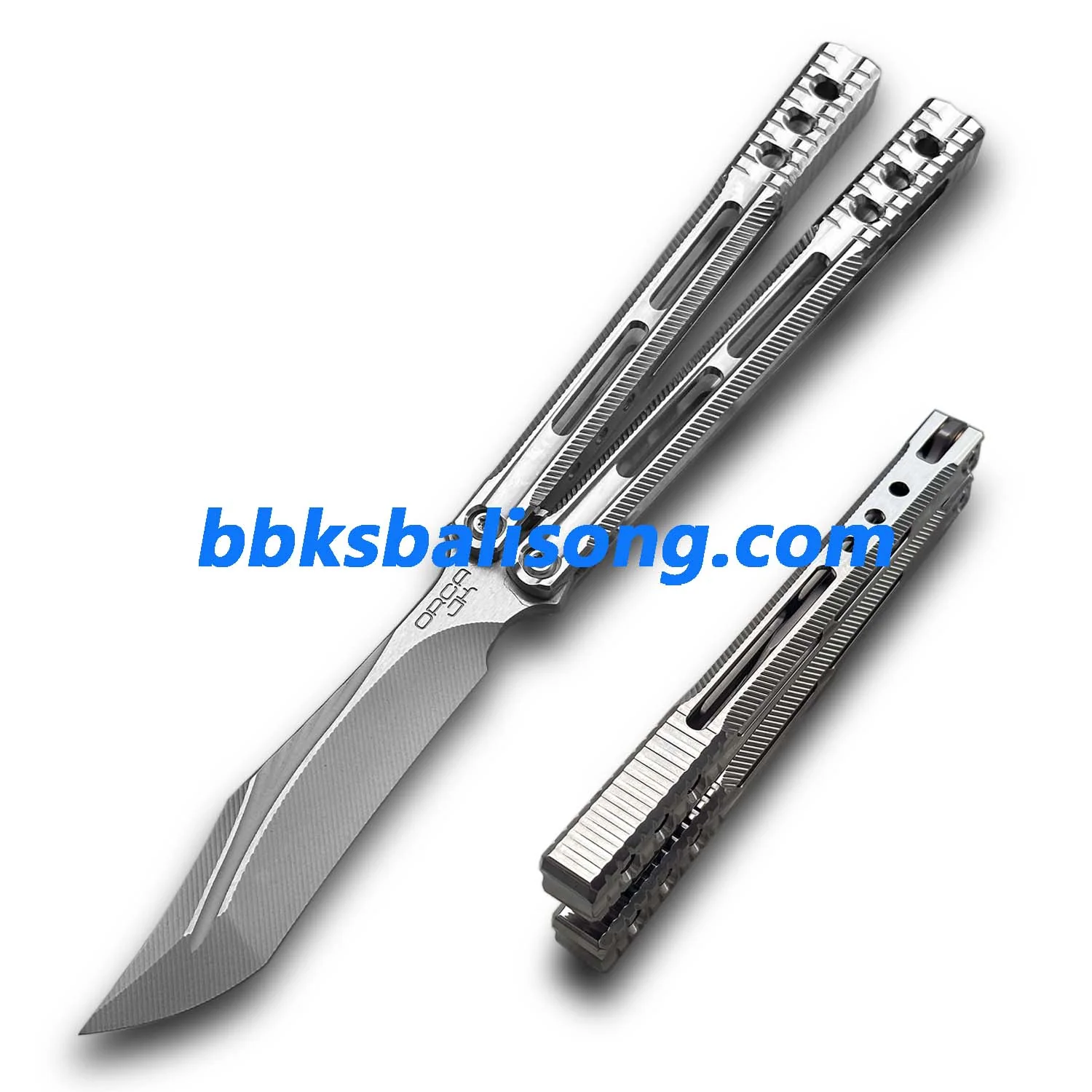 Baliplus Orca V1.5 Balisong Clone Titanium Handle Bushings System - Image 23
