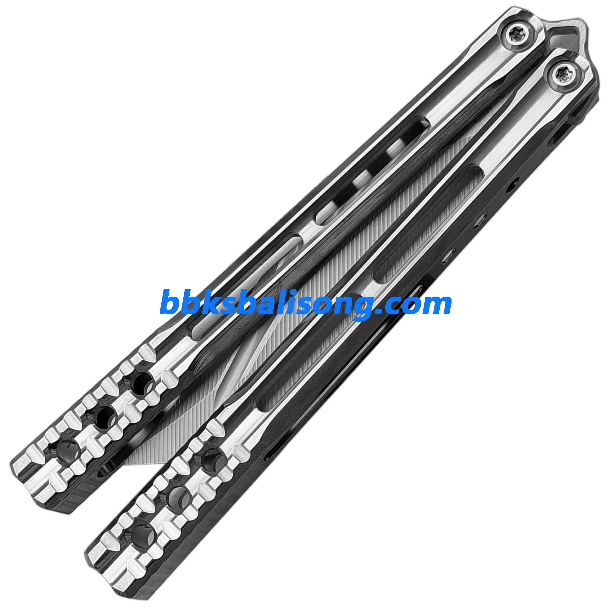 Baliplus Orca V1.5 Balisong Clone Titanium Handle Bushings System - Image 3