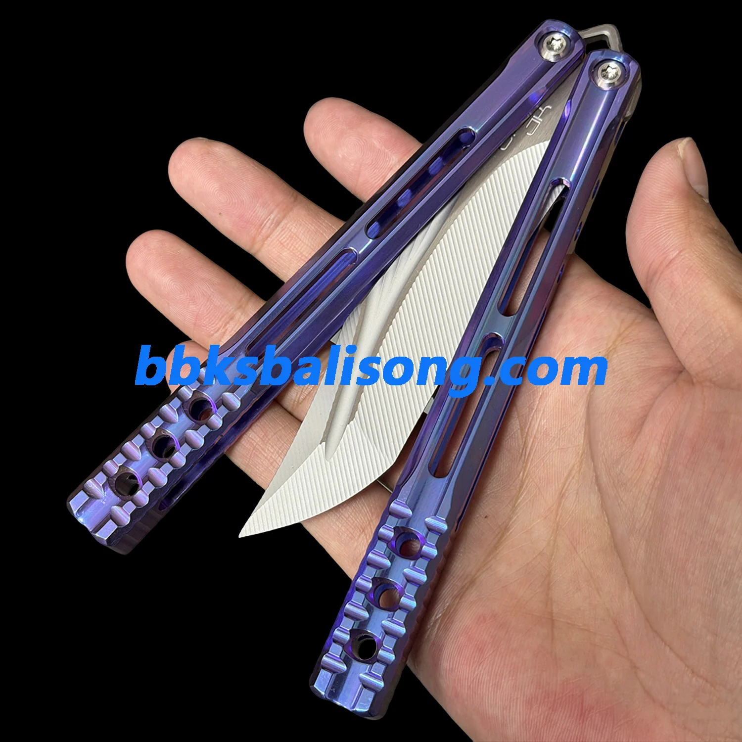 Baliplus Orca V1.5 Balisong Clone Titanium Handle Bushings System - Image 31