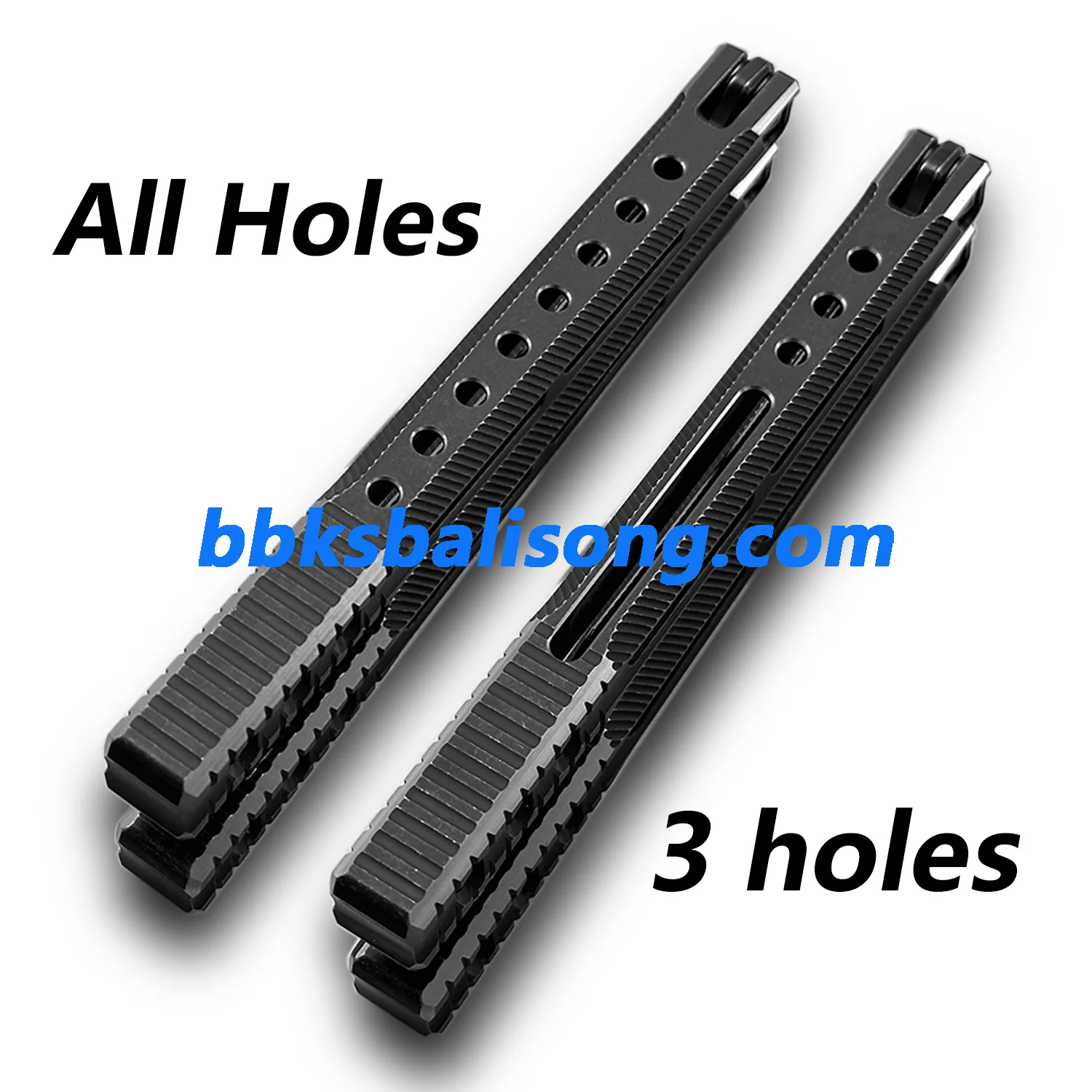 Baliplus Orca V1.5 Balisong Clone Titanium Handle Bushings System - Image 7
