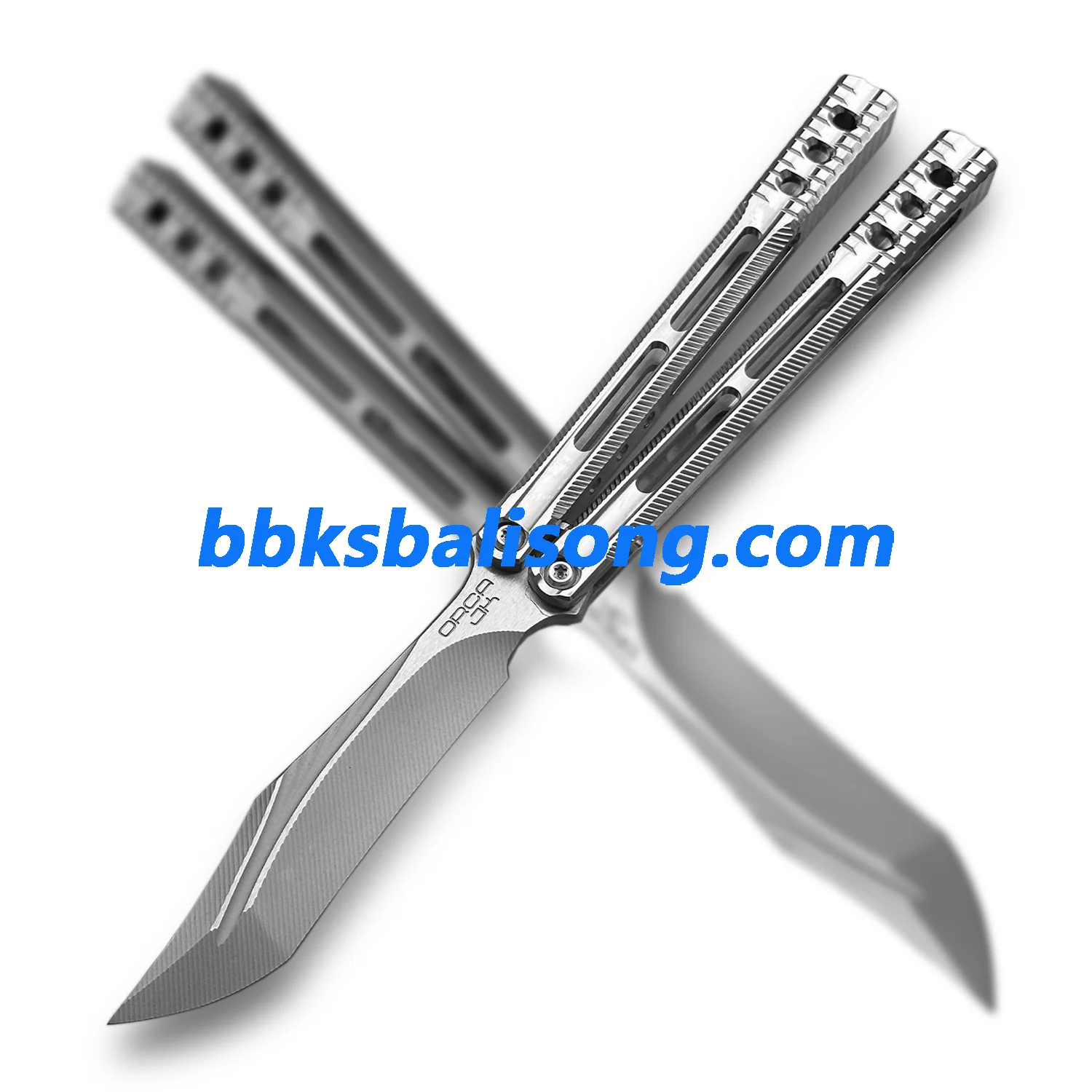 Baliplus Orca V1.5 Balisong Clone Titanium Handle Bushings System - Image 9