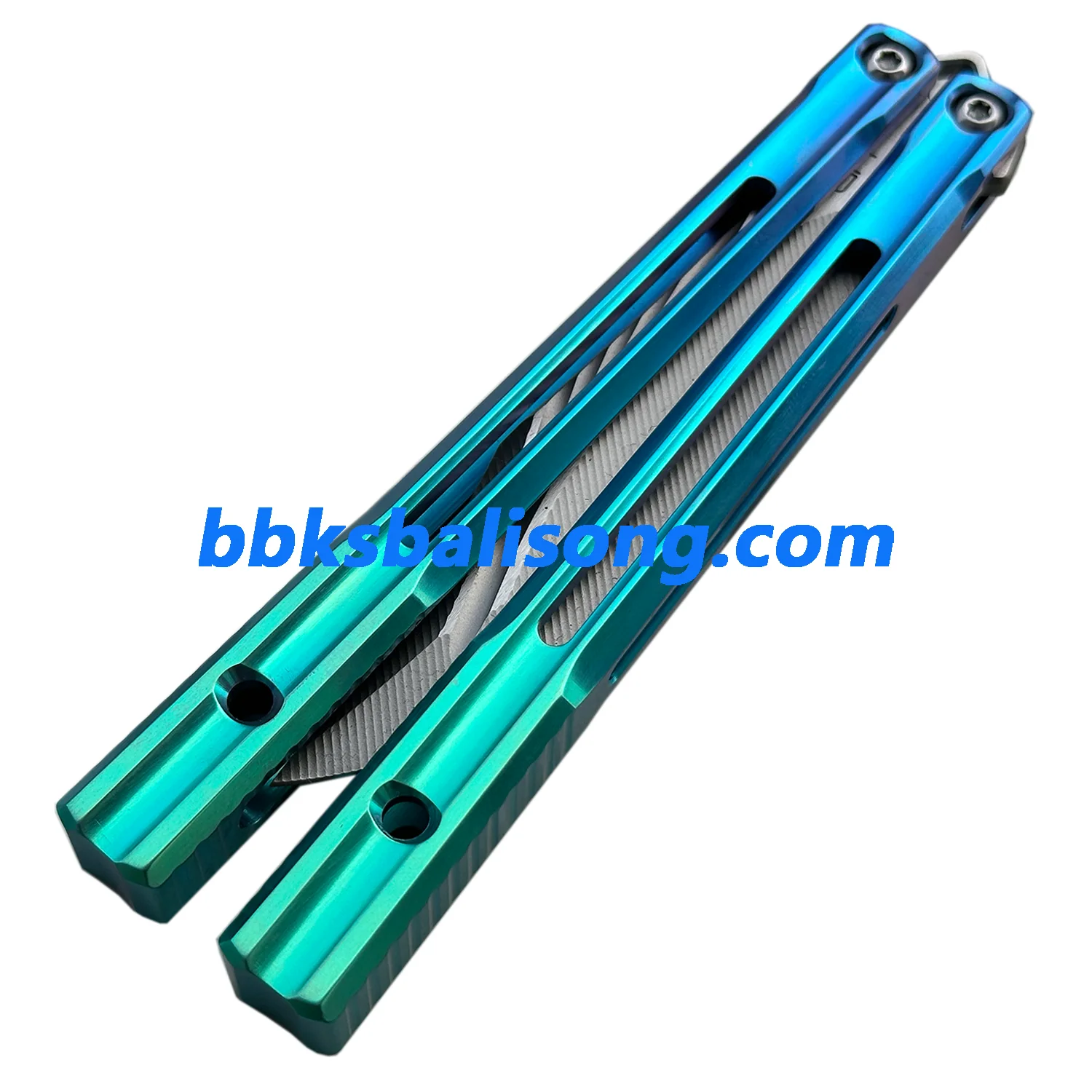 Baliplus Orca V2 Balisong Clone Titanium Handle Bushings System - Image 15