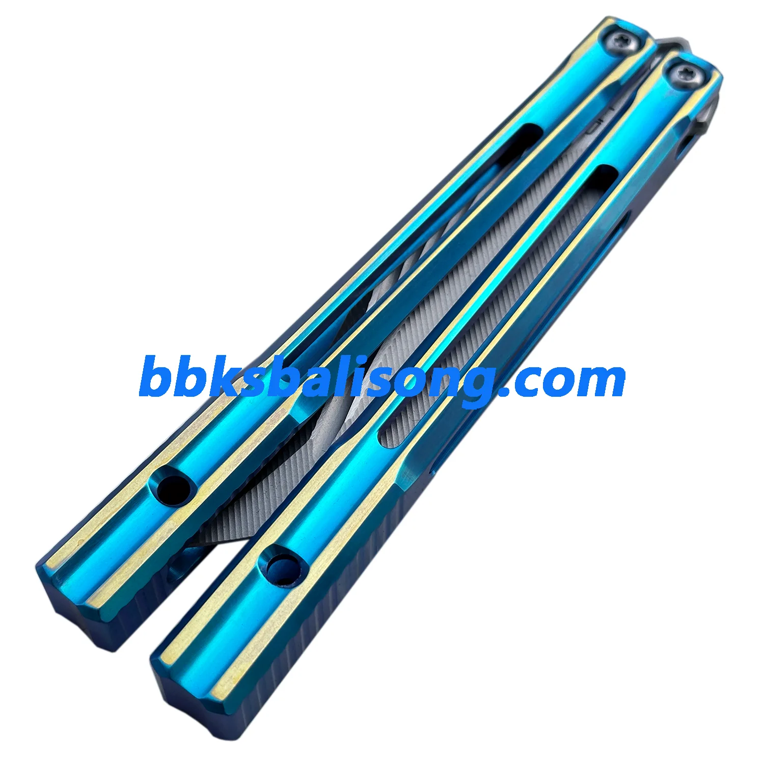 Baliplus Orca V2 Balisong Clone Titanium Handle Bushings System - Image 16