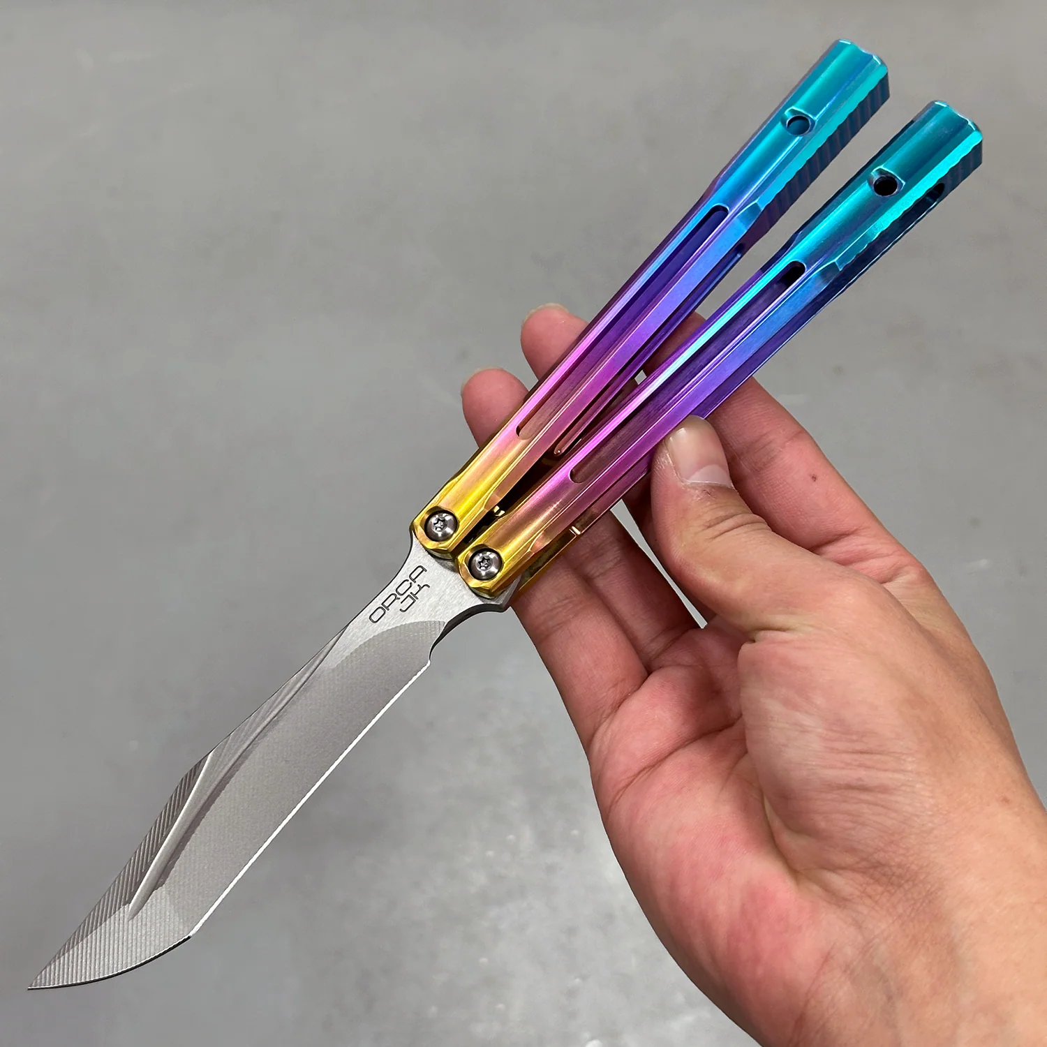 Baliplus Orca V2 Balisong Clone Titanium Handle Bushings System - Image 18