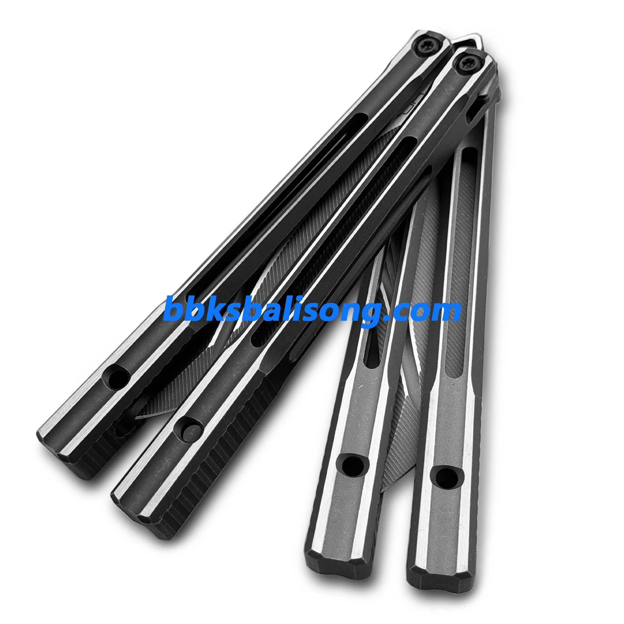 Baliplus Orca V2 Balisong Clone Titanium Handle Bushings System - Image 3