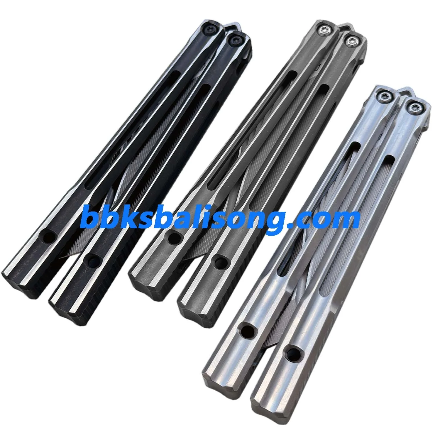 Baliplus Orca V2 Balisong Clone Titanium Handle Bushings System - Image 30