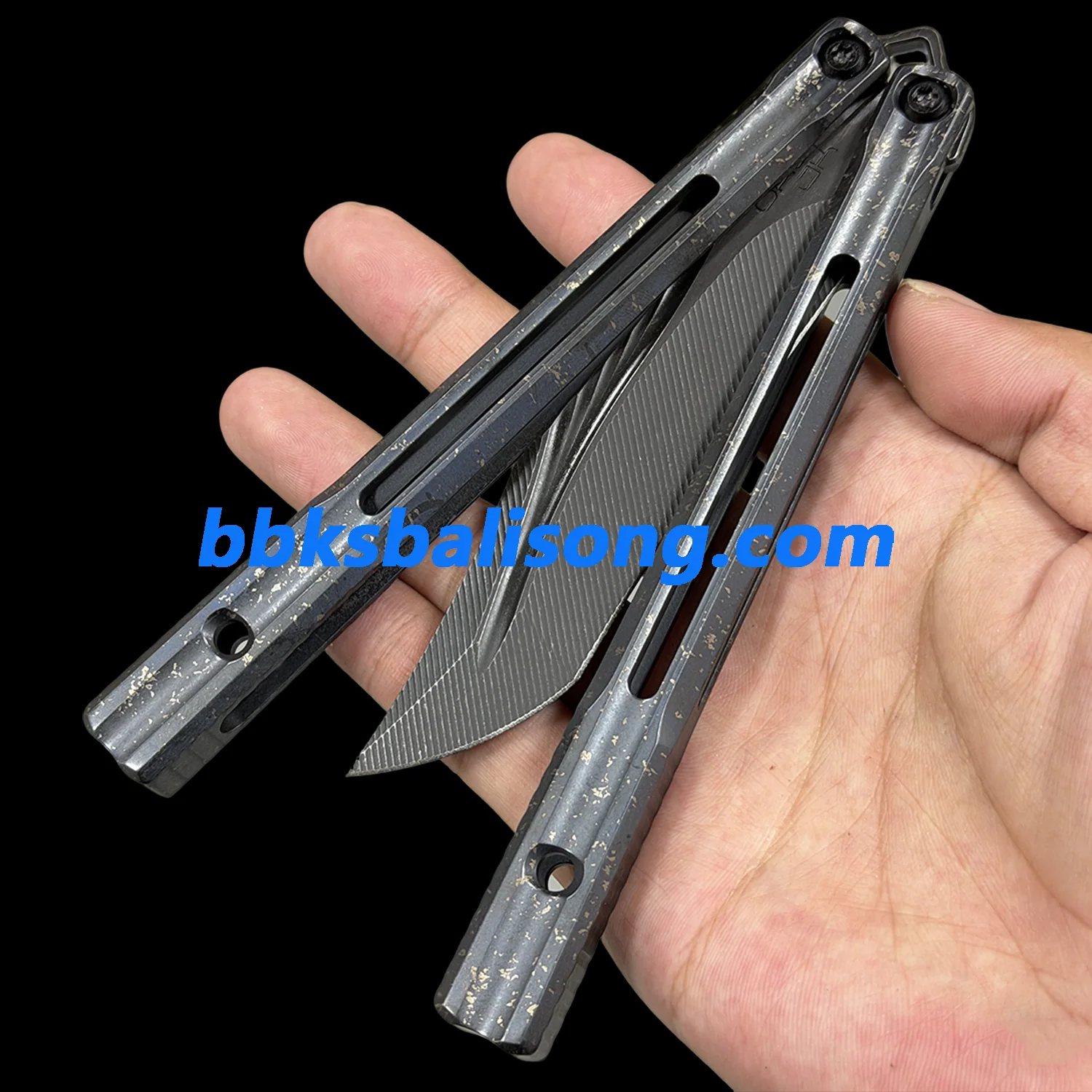 Baliplus Orca V2 Balisong Clone Titanium Handle Bushings System - Image 38