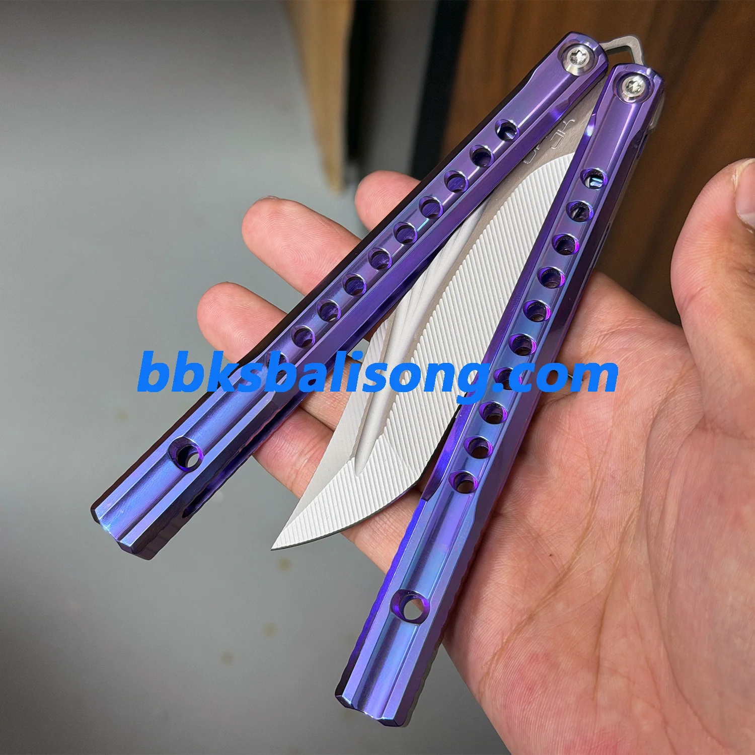 Baliplus Orca V2 Balisong Clone Titanium Handle Bushings System - Image 41