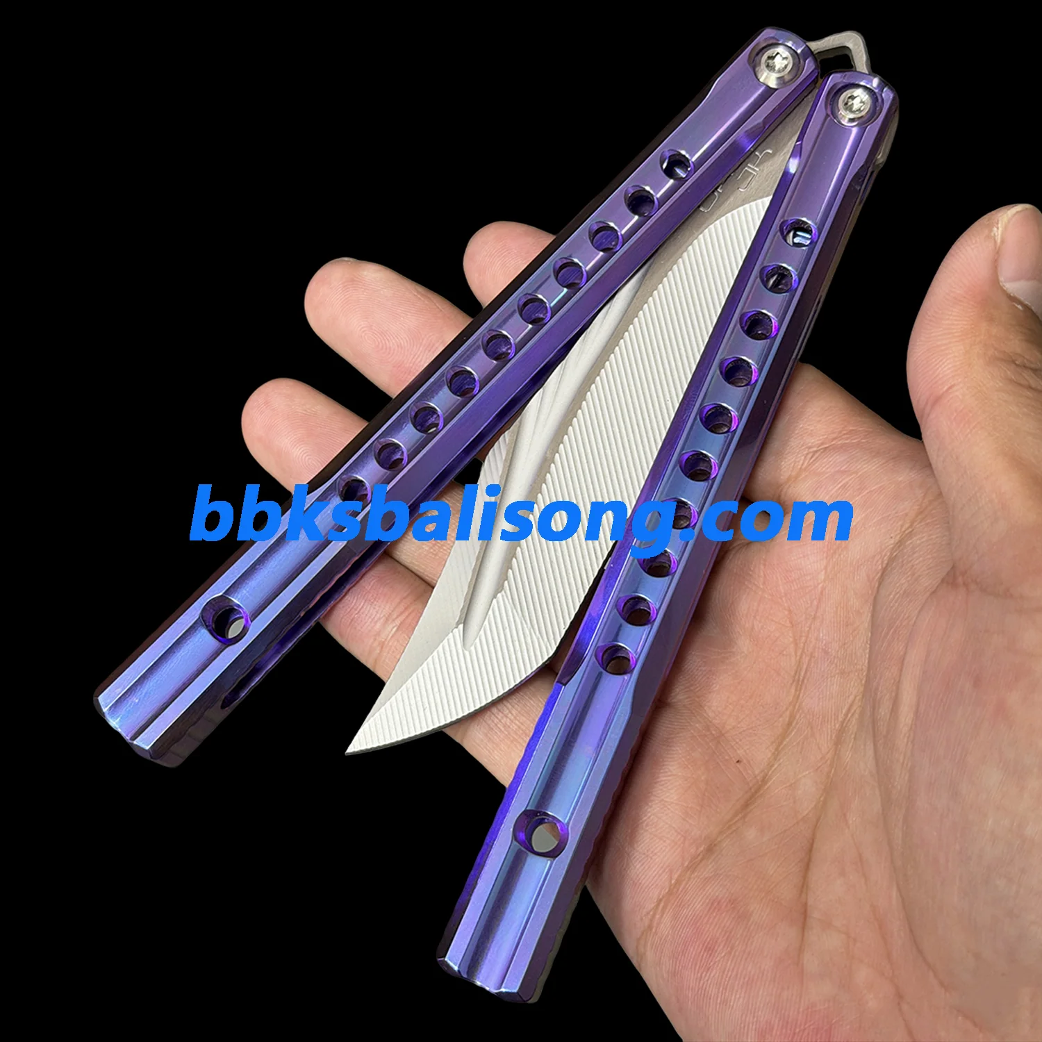 Baliplus Orca V2 Balisong Clone Titanium Handle Bushings System - Image 42