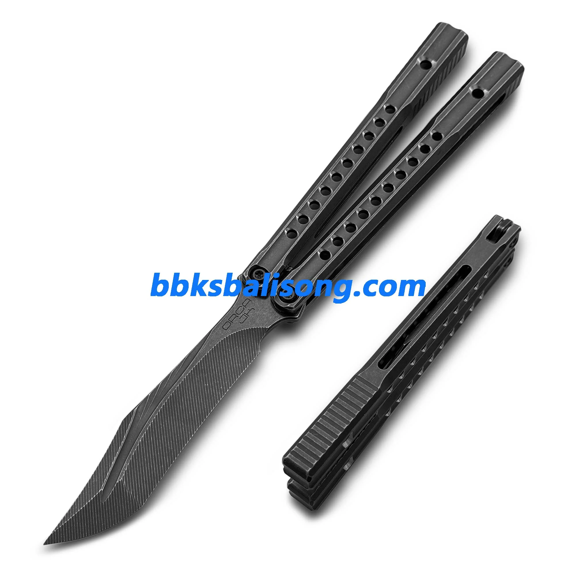 Baliplus Orca V2 Balisong Clone Titanium Handle Bushings System - Image 43