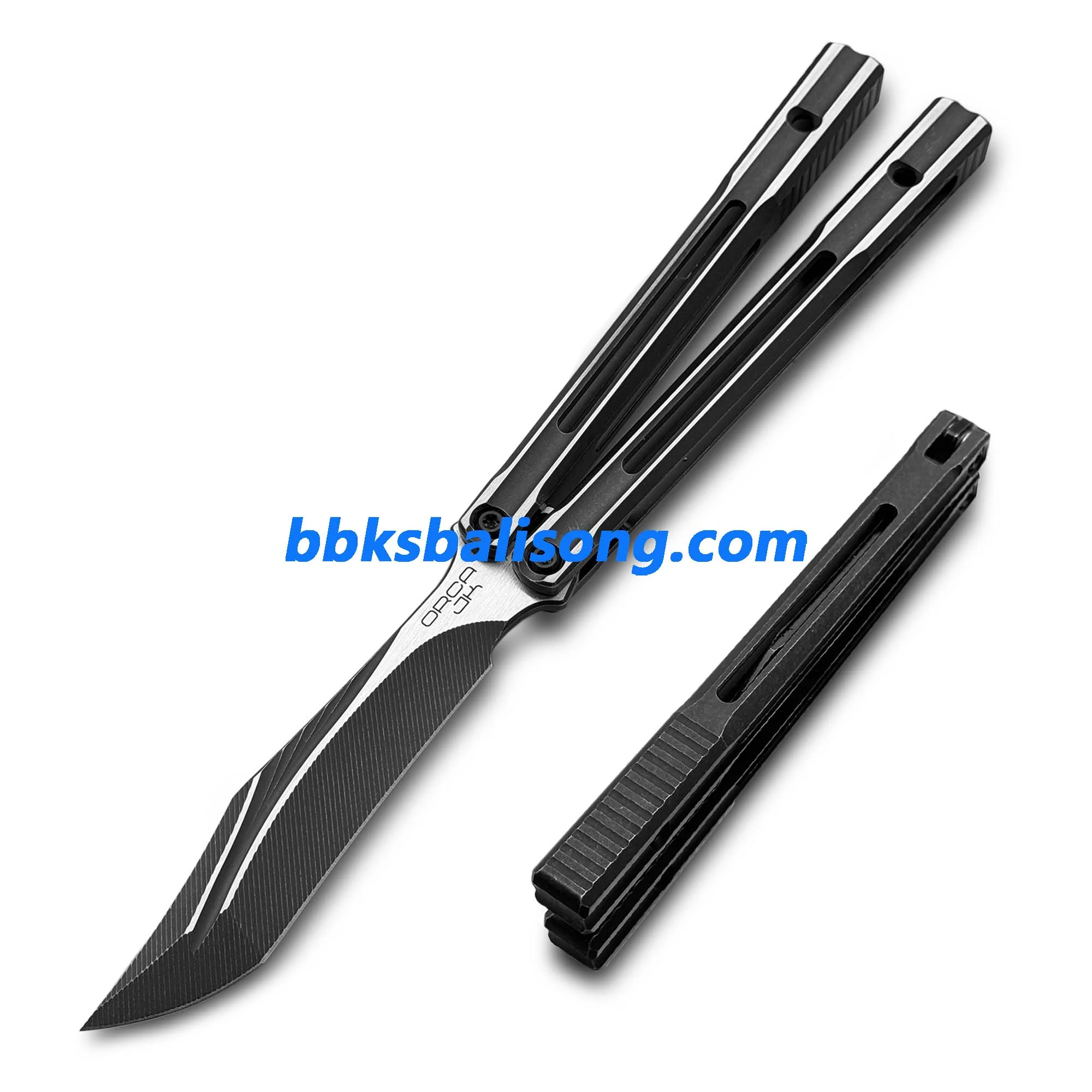 Baliplus Orca V2 Balisong Clone Titanium Handle Bushings System - Image 45