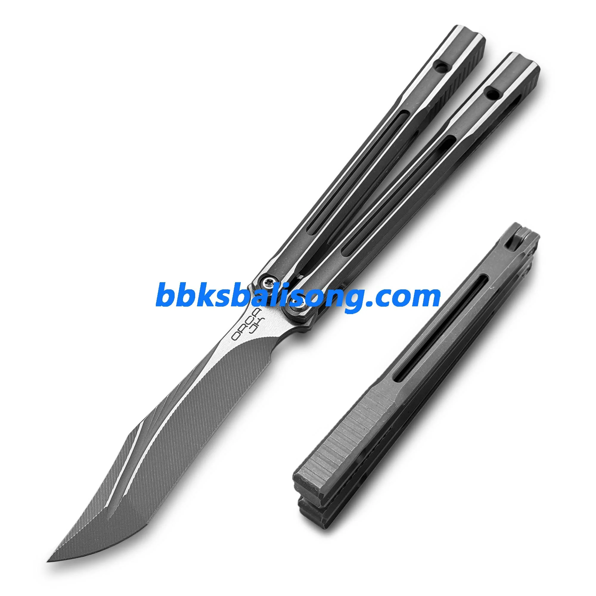 Baliplus Orca V2 Balisong Clone Titanium Handle Bushings System - Image 46