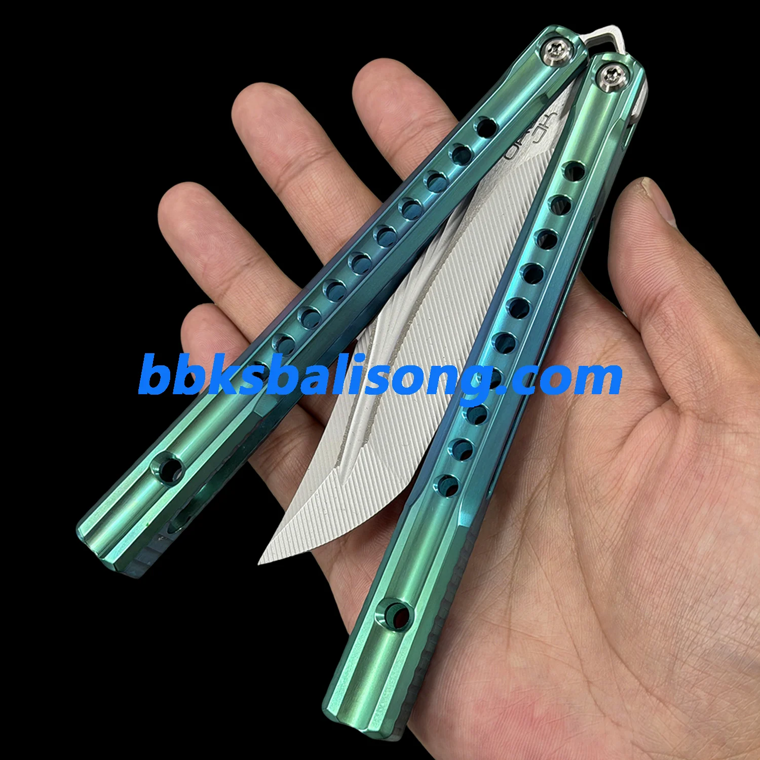 Baliplus Orca V2 Balisong Clone Titanium Handle Bushings System - Image 47