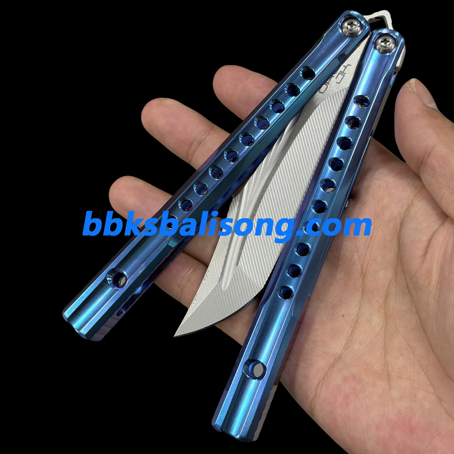 Baliplus Orca V2 Balisong Clone Titanium Handle Bushings System - Image 48