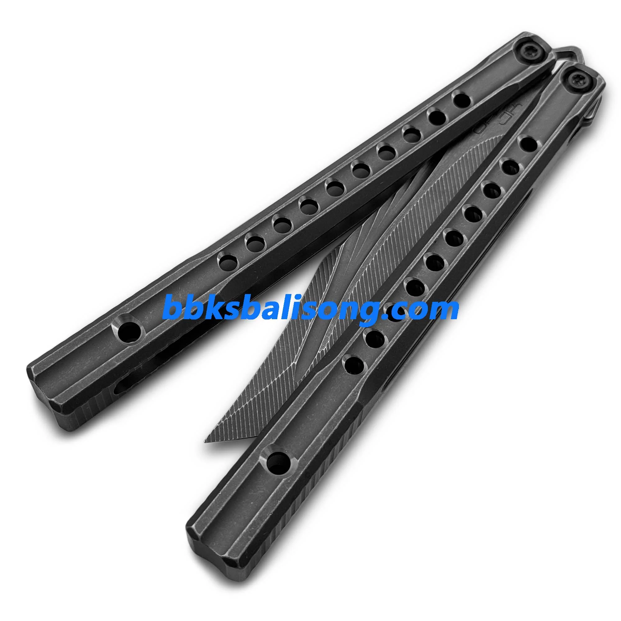 Baliplus Orca V2 Balisong Clone Titanium Handle Bushings System - Image 5