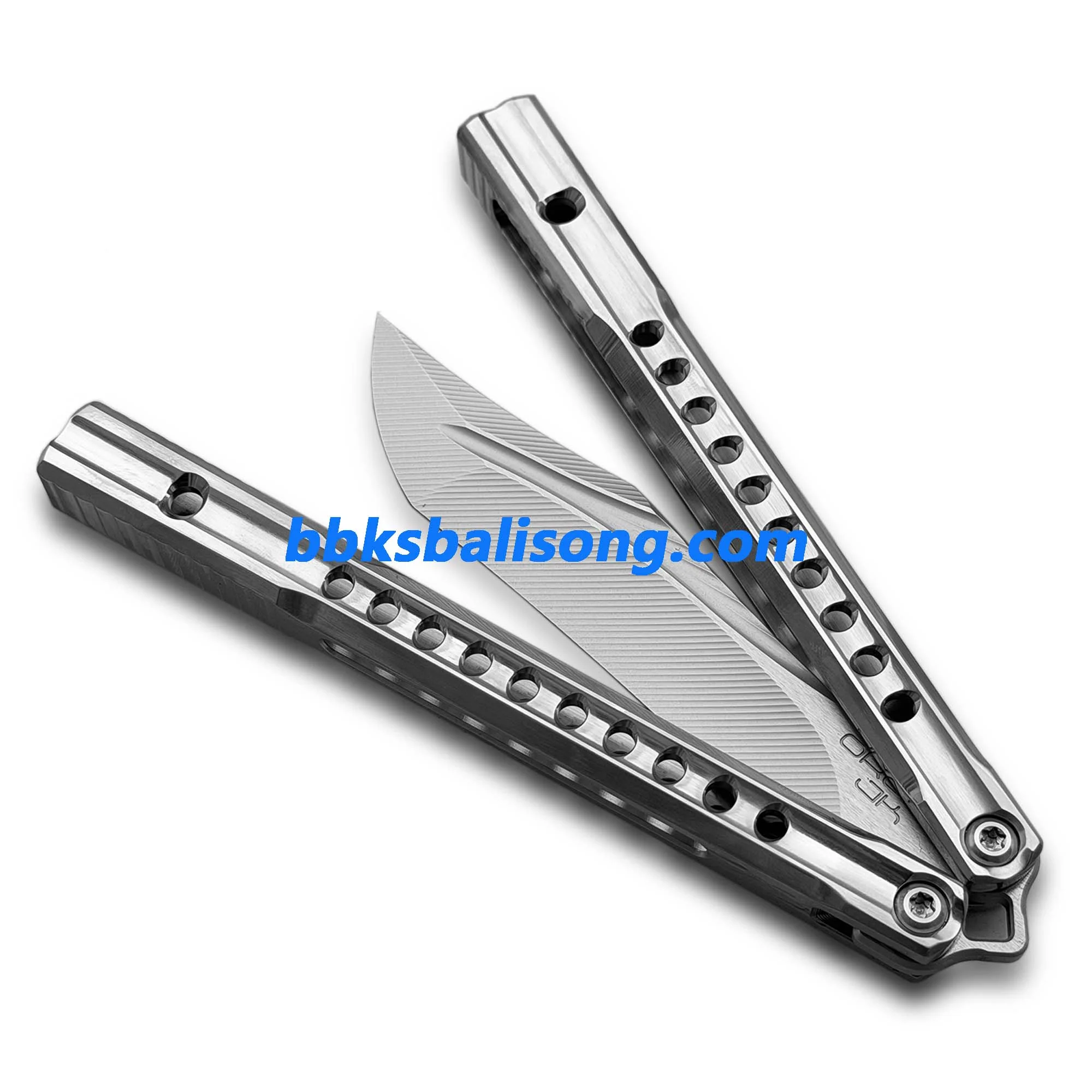 Baliplus Orca V2 Balisong Clone Titanium Handle Bushings System - Image 6