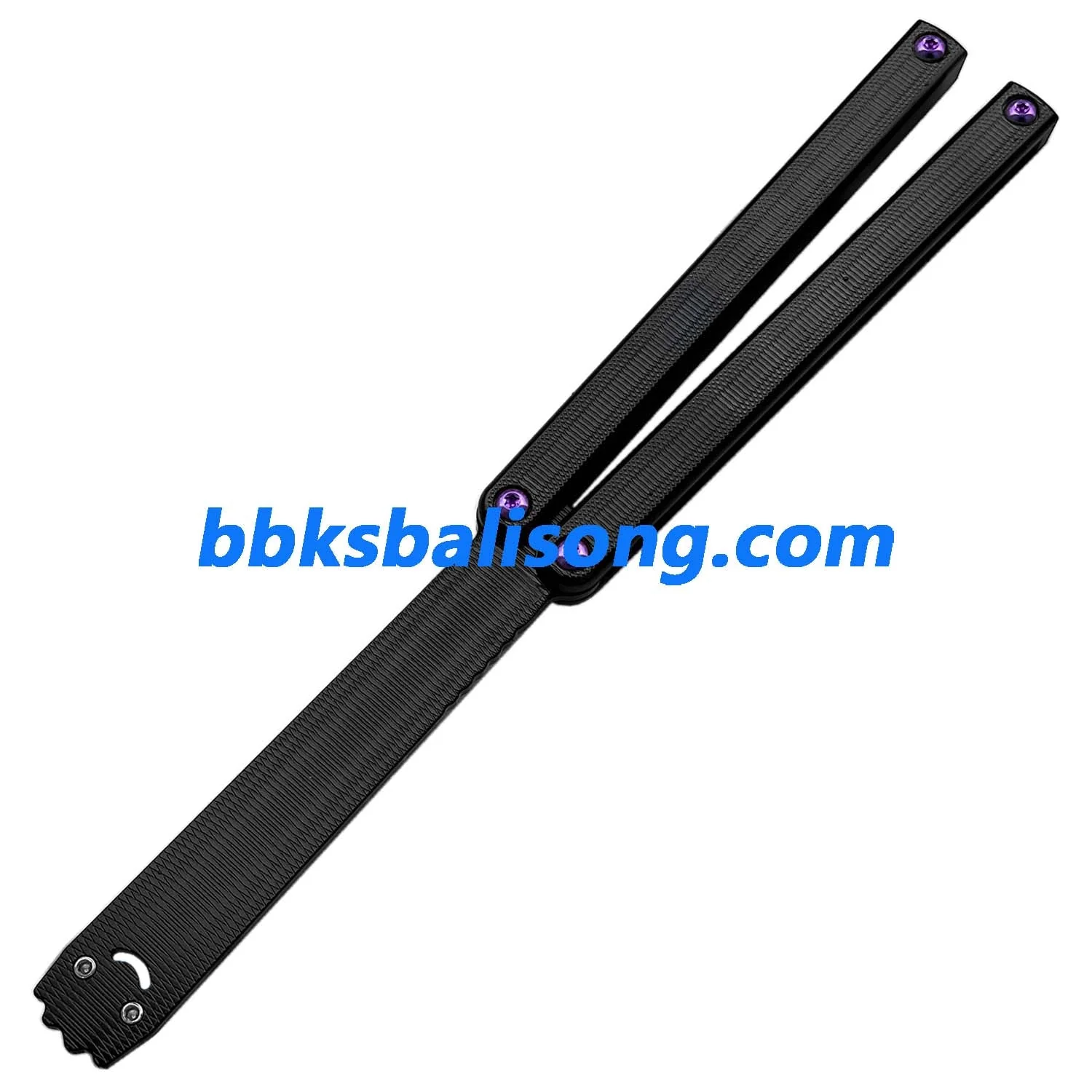 Baliplus Squiddy-AL Balisong Trainer Clone 6061 Aluminum Washer System - Image 17