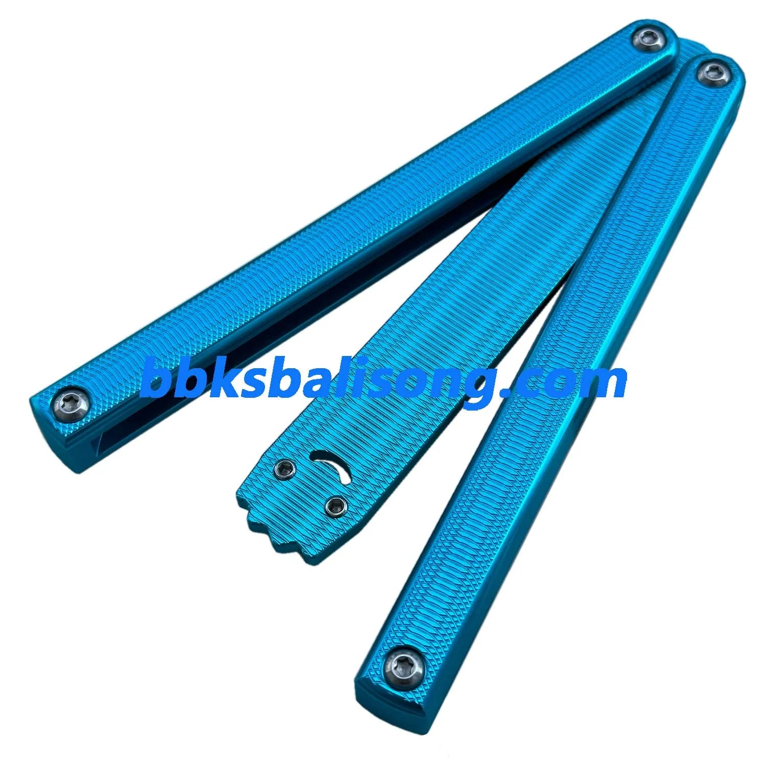 Baliplus Squiddy-AL Balisong Trainer Clone 6061 Aluminum Washer System - Image 6