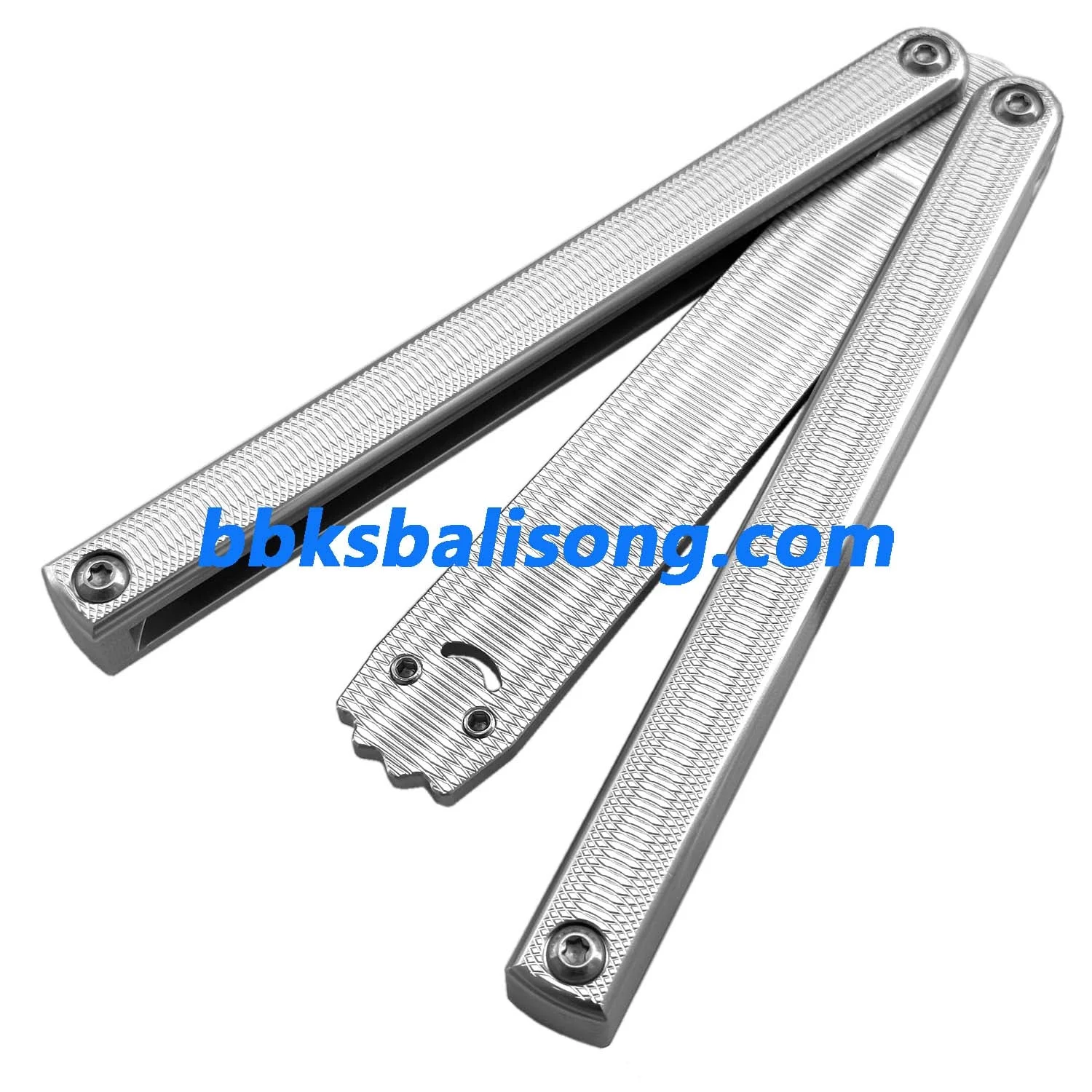 Baliplus Squiddy-AL Balisong Trainer Clone 6061 Aluminum Washer System - Image 7