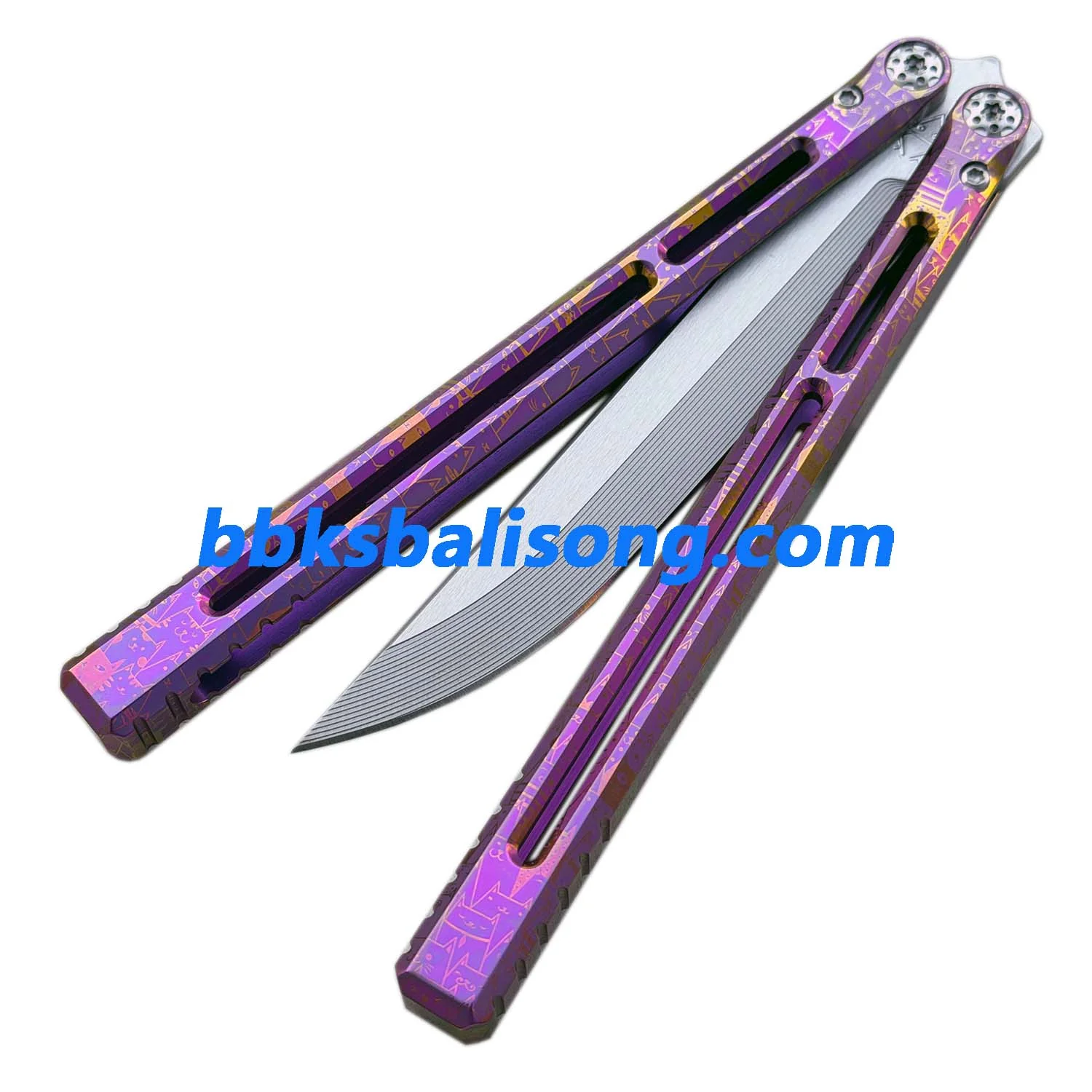 Baliplus Telesto Balisong Clone Titanium Handle - Image 10