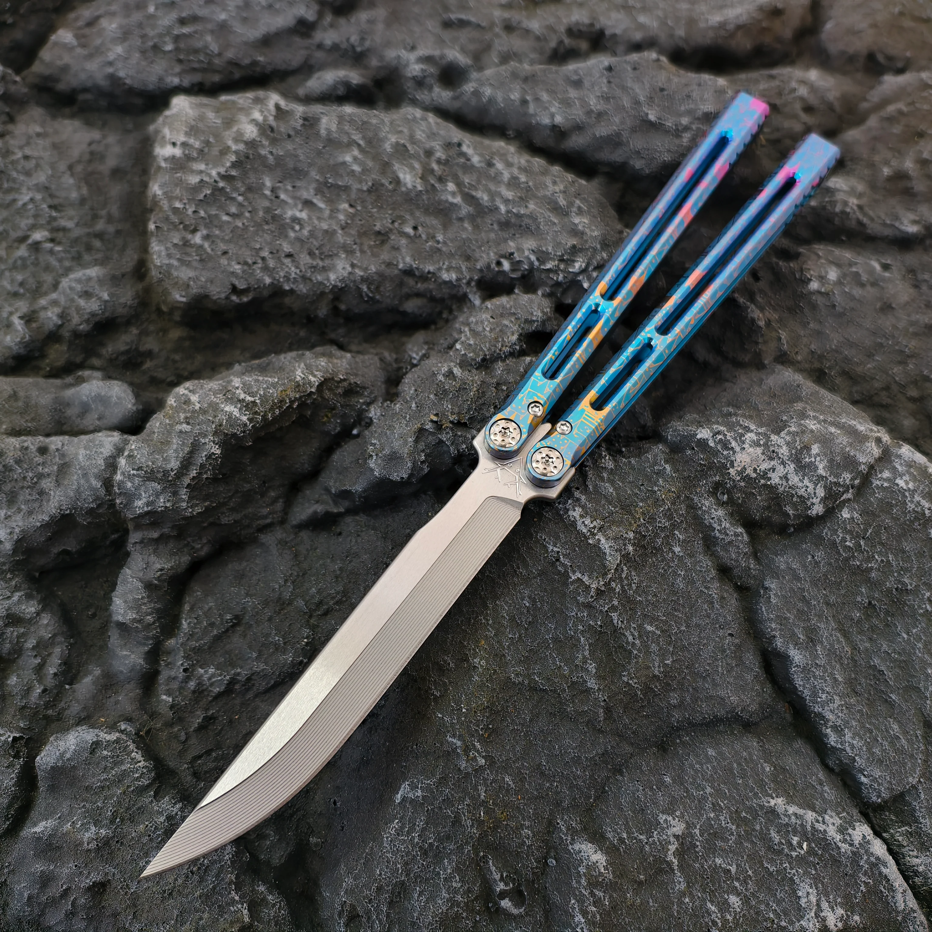Baliplus Telesto Balisong Clone Titanium Handle - Image 16