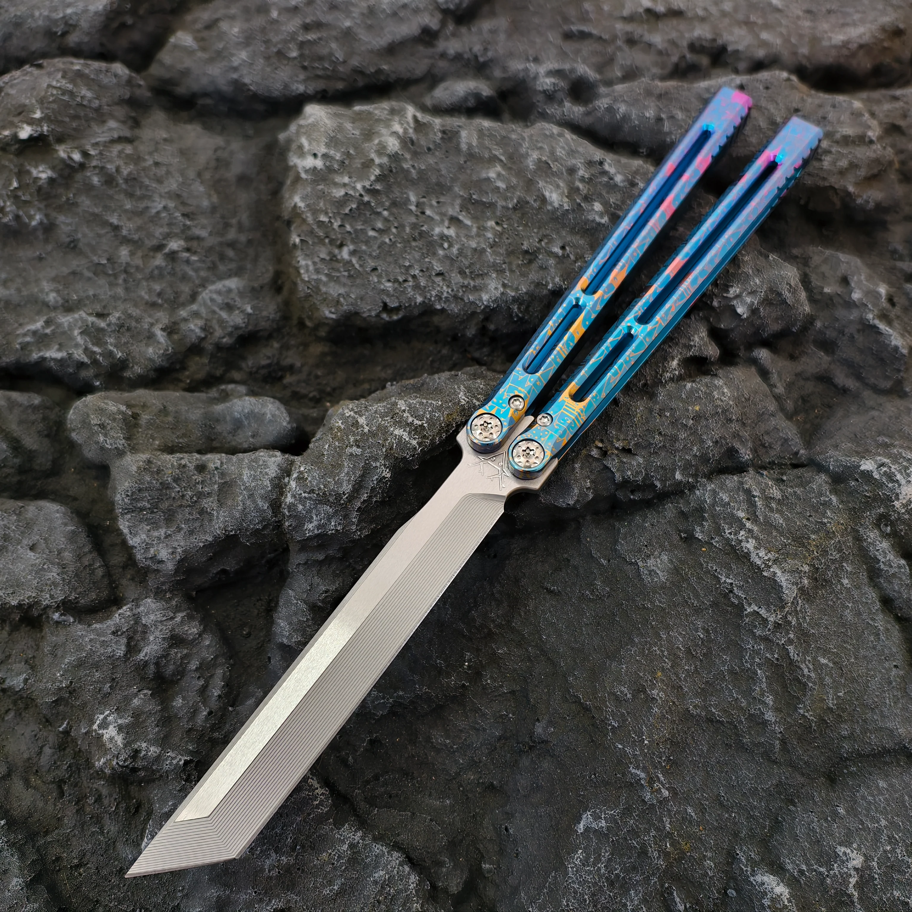 Baliplus Telesto Balisong Clone Titanium Handle - Image 19