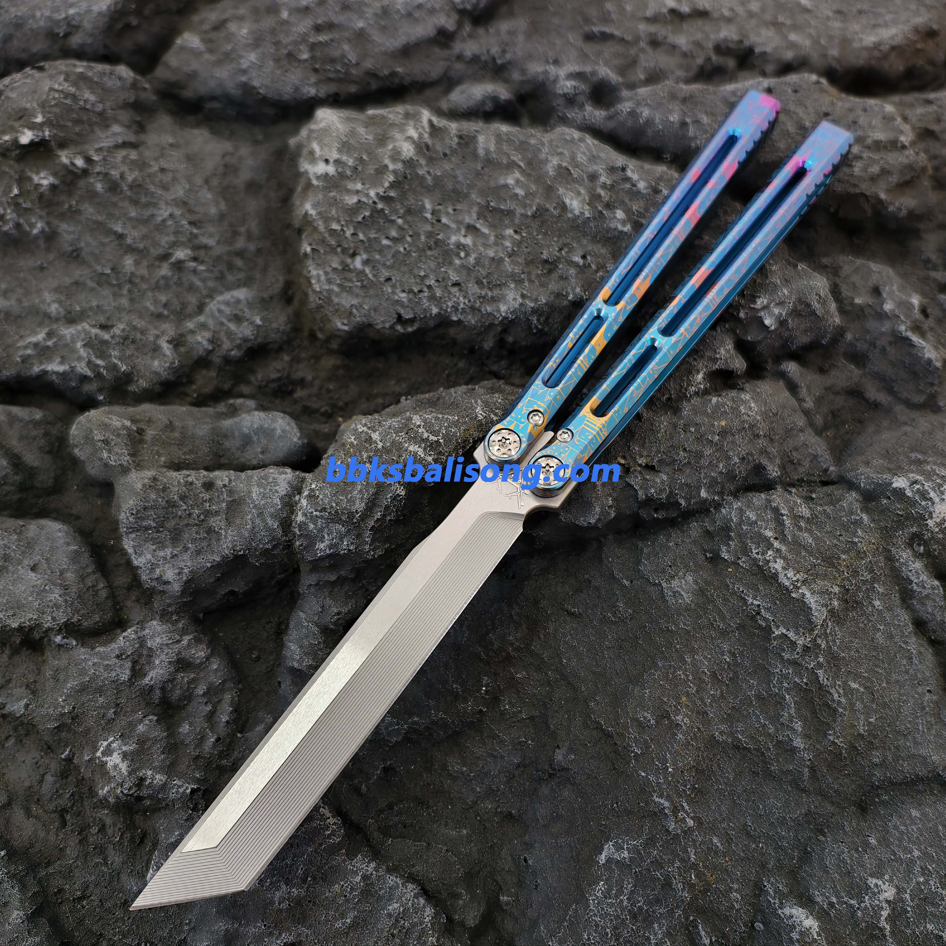 Baliplus Telesto Balisong Clone Titanium Handle - Image 29