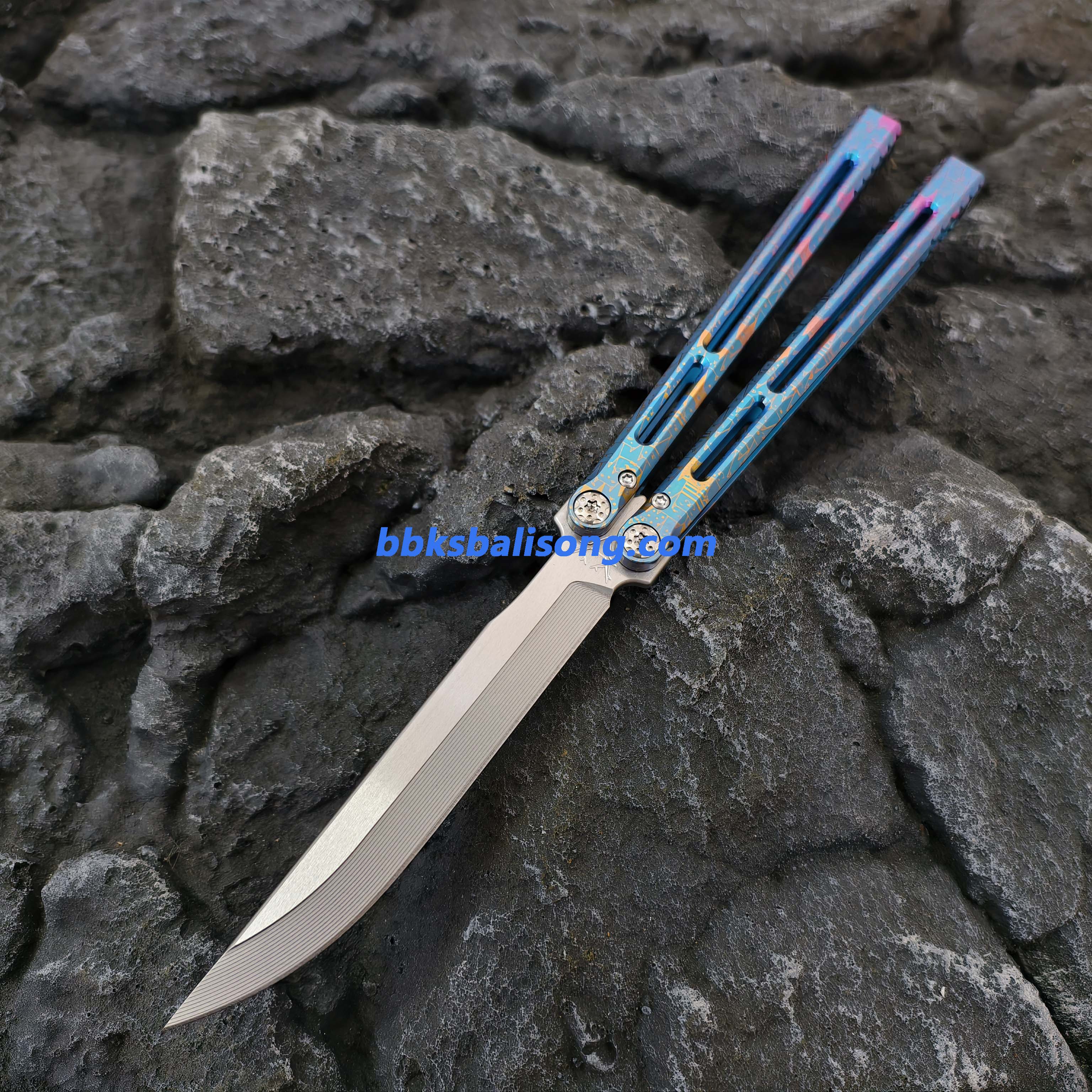 Baliplus Telesto Balisong Clone Titanium Handle - Image 32