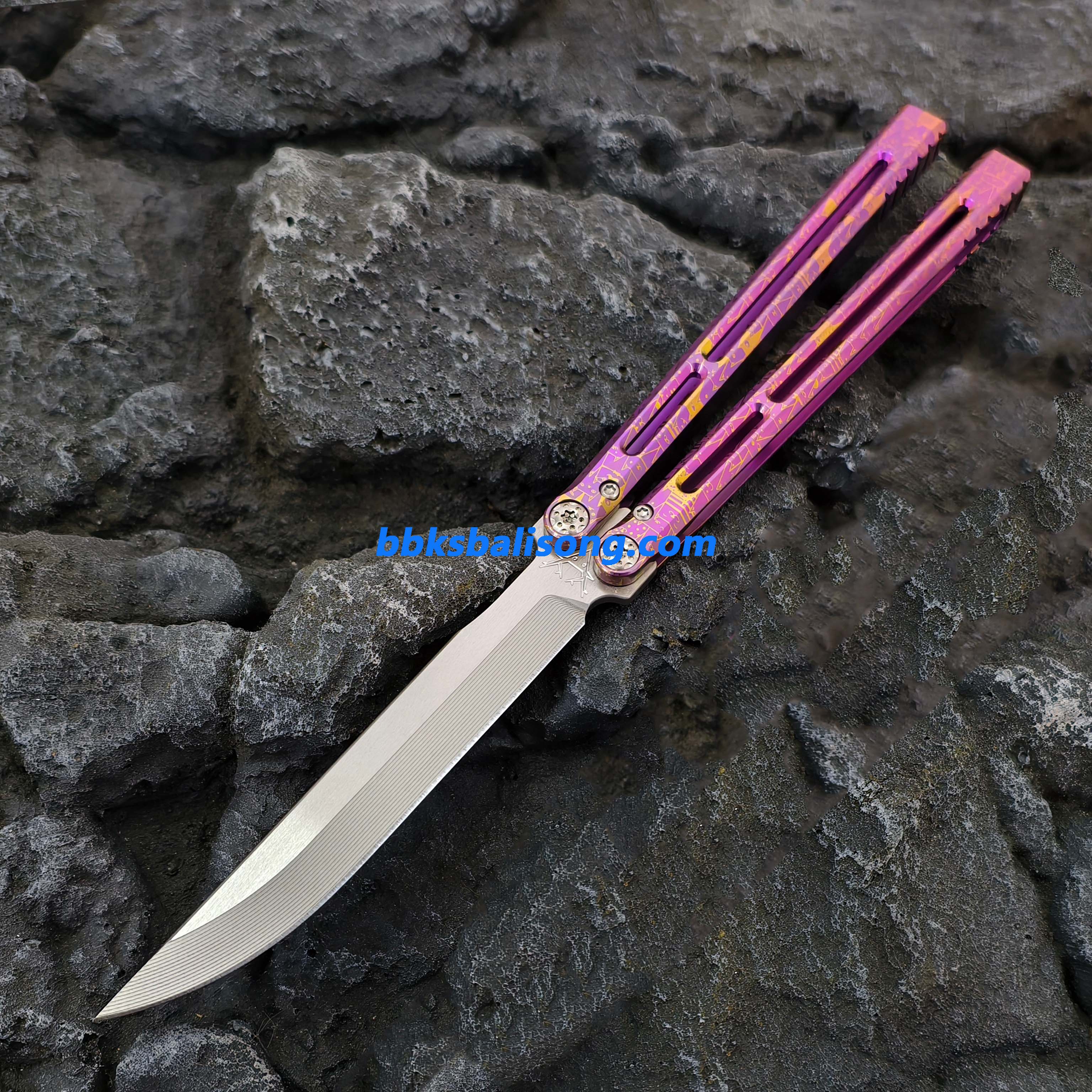 Baliplus Telesto Balisong Clone Titanium Handle - Image 33