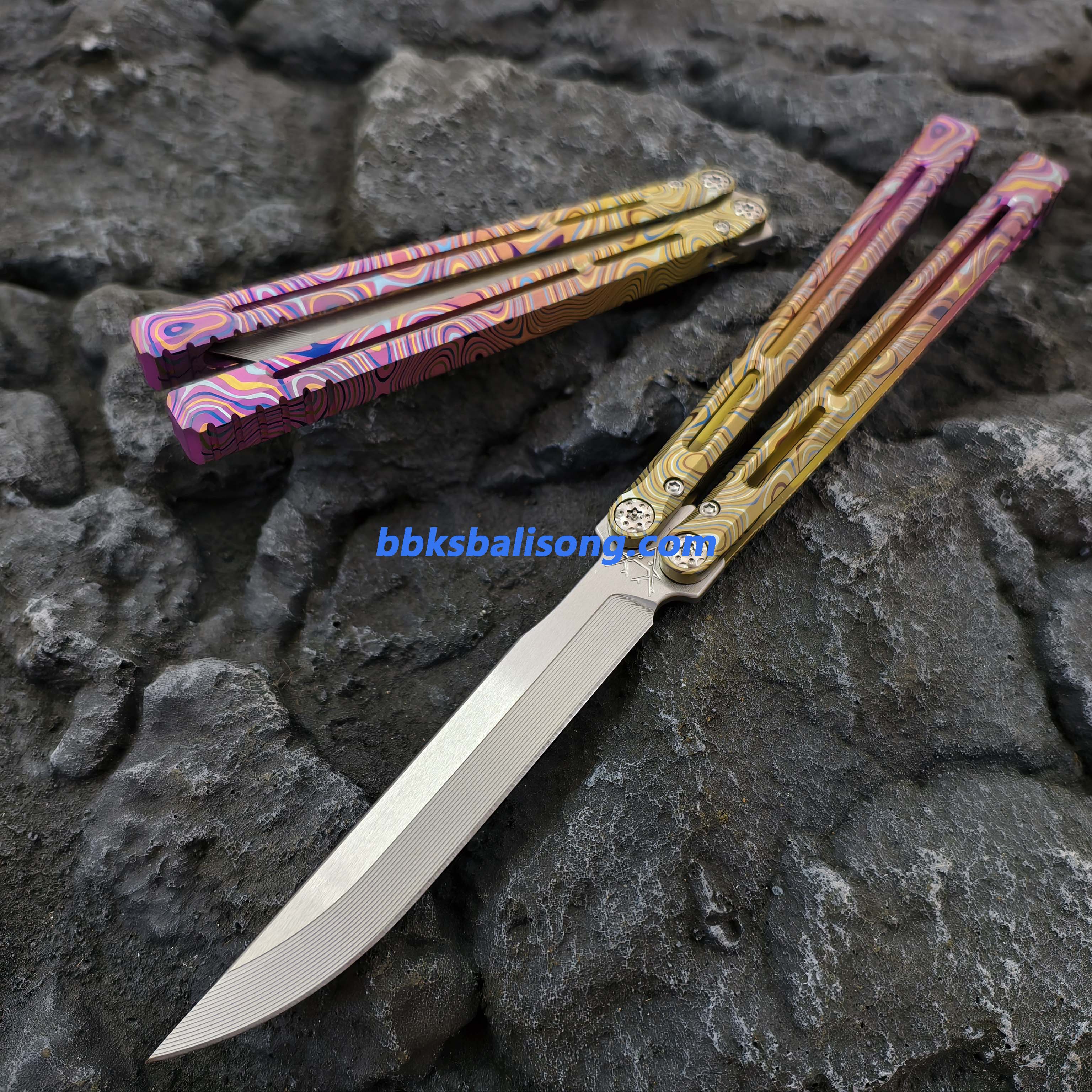 Baliplus Telesto Balisong Clone Titanium Handle - Image 34
