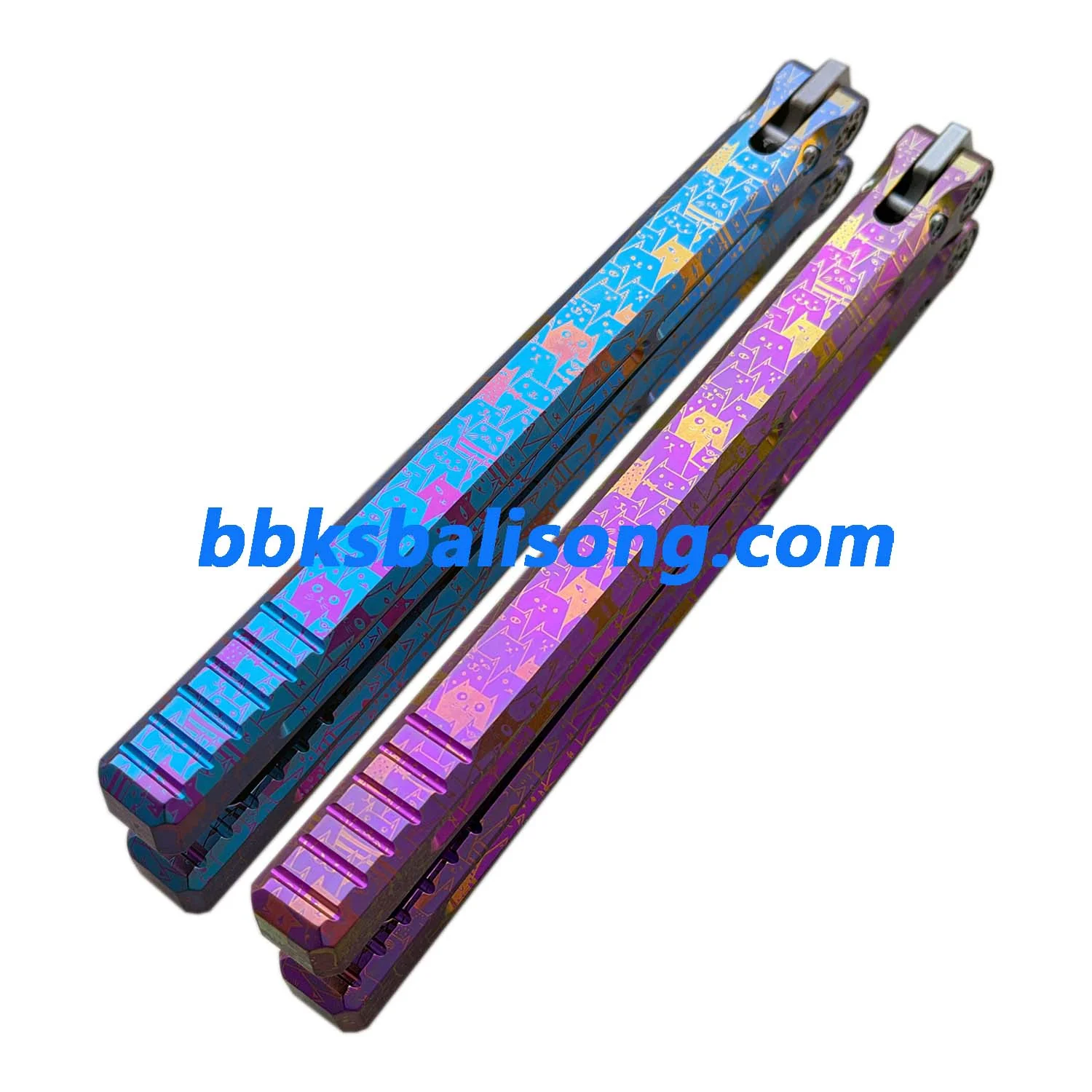 Baliplus Telesto Balisong Clone Titanium Handle - Image 6