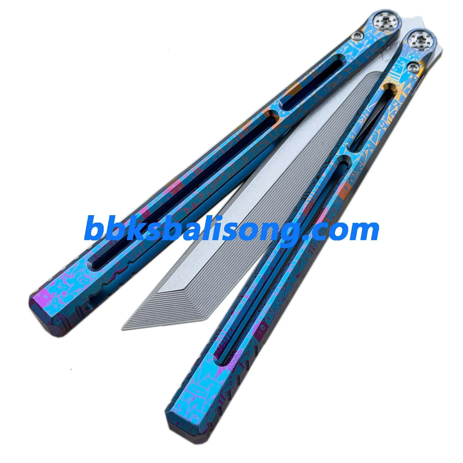 Baliplus Telesto Balisong Clone Titanium Handle - Image 8