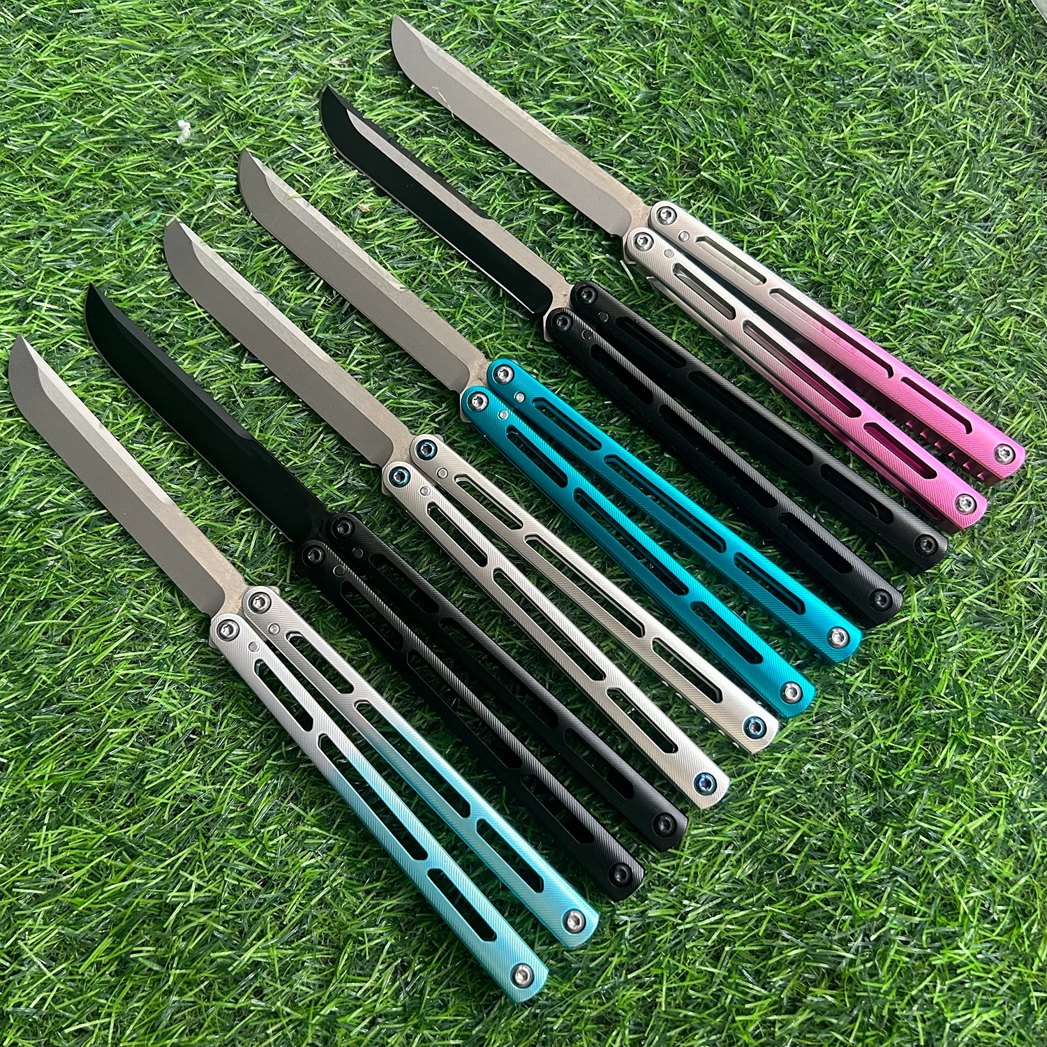 Baliplus Tsunami V4 Balisong Clone 7075 Aluminum Handle - Image 13
