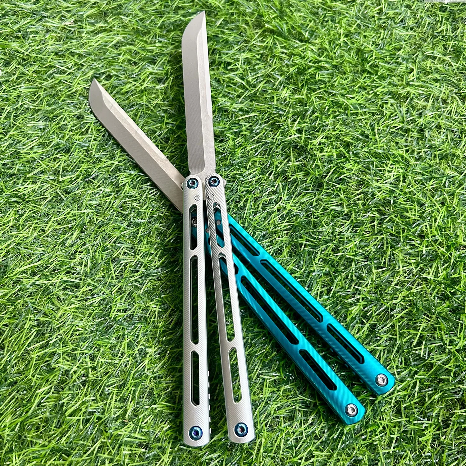 Baliplus Tsunami V4 Balisong Clone 7075 Aluminum Handle - Image 14