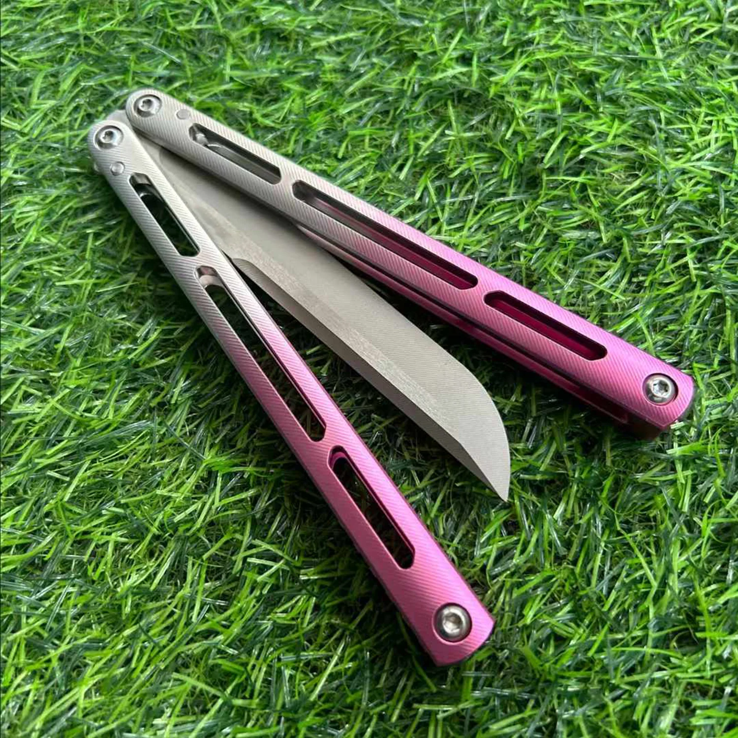 Baliplus Tsunami V4 Balisong Clone 7075 Aluminum Handle - Image 16