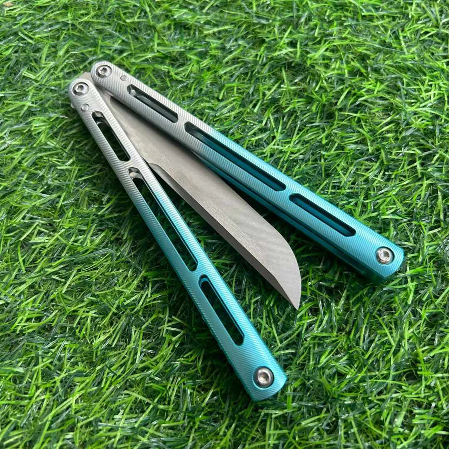 Baliplus Tsunami V4 Balisong Clone 7075 Aluminum Handle - Image 18