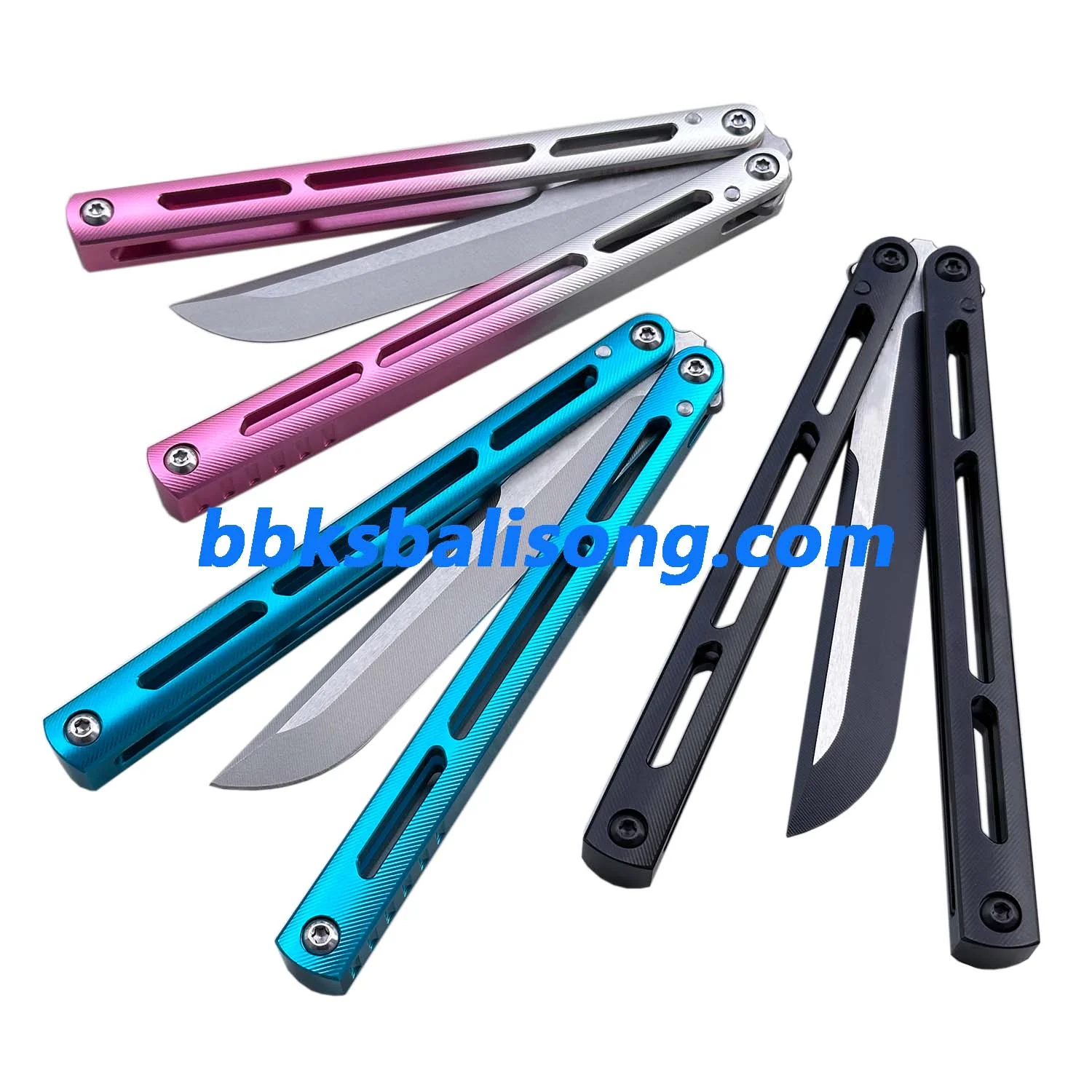 Baliplus Tsunami V4 Balisong Clone 7075 Aluminum Handle - Image 2