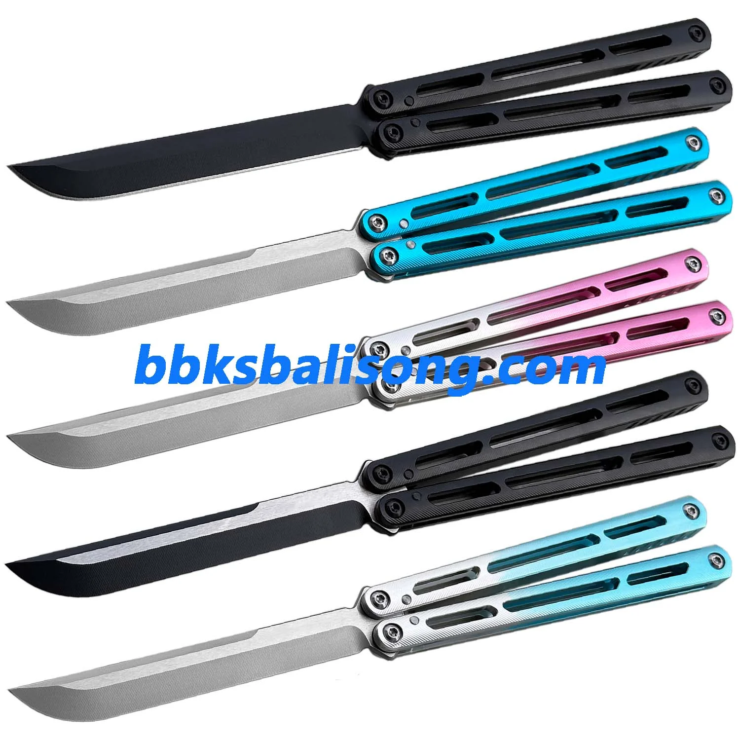 Baliplus Tsunami V4 Balisong Clone 7075 Aluminum Handle - Image 3