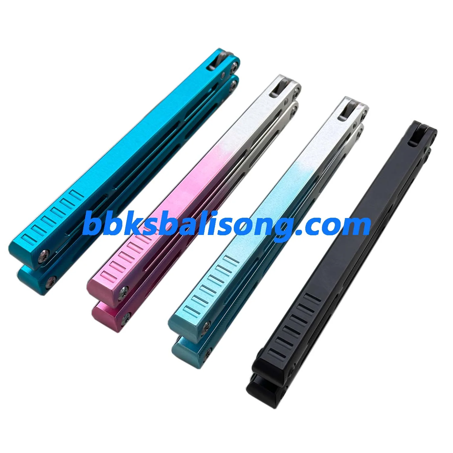 Baliplus Tsunami V4 Balisong Clone 7075 Aluminum Handle - Image 5