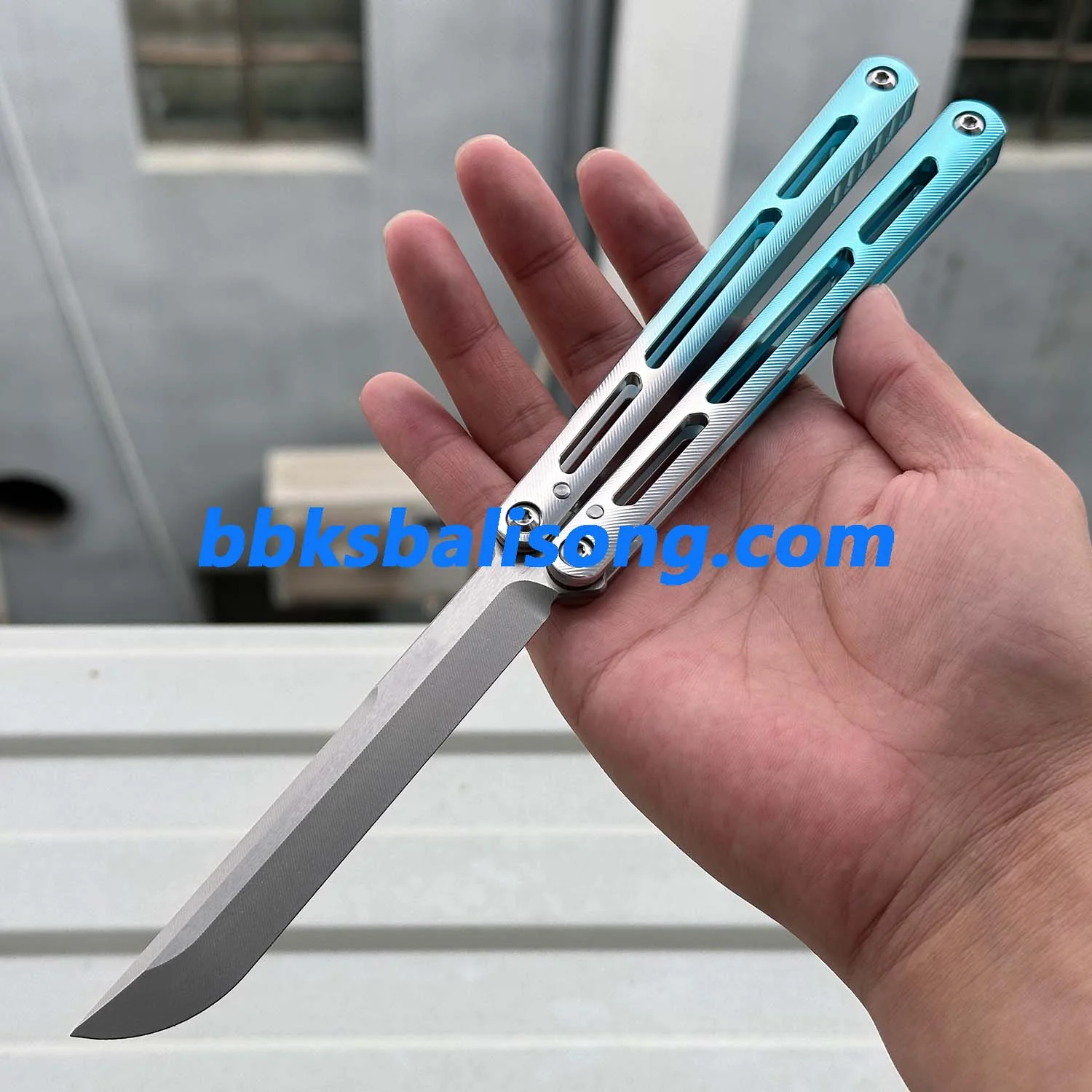 Baliplus Tsunami V4 Balisong Clone 7075 Aluminum Handle - Image 9