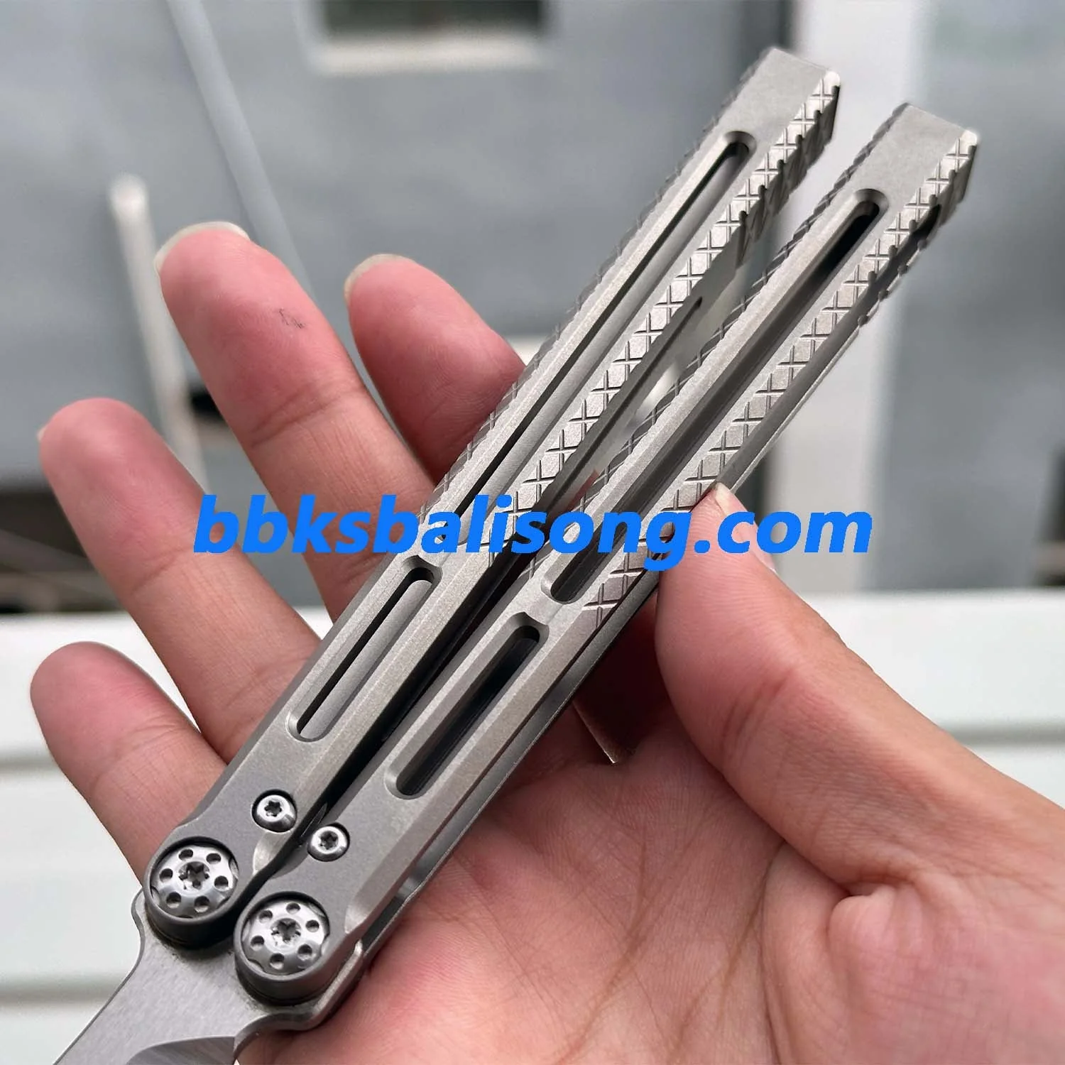 BaliX Telesto Clone Balisong Titanium Handle - Image 17