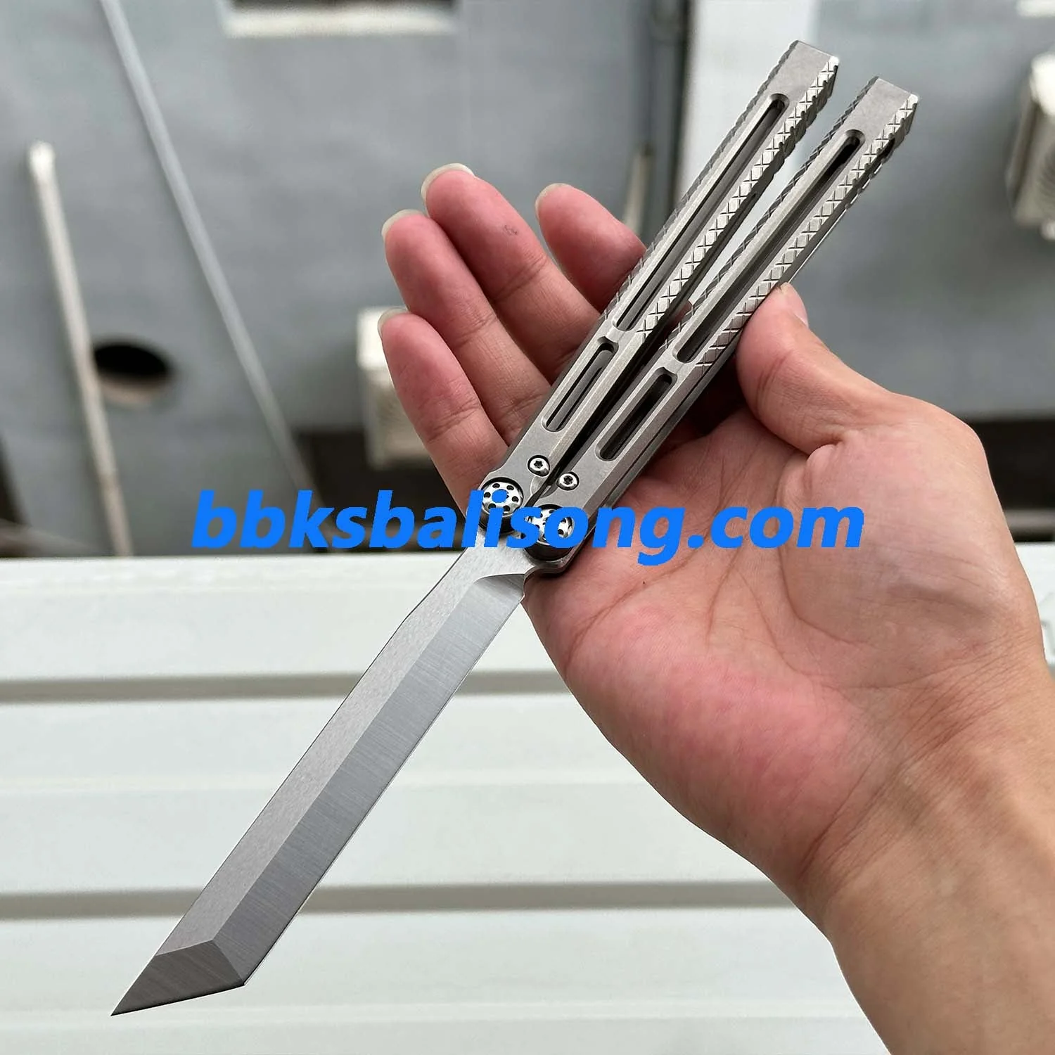 BaliX Telesto Clone Balisong Titanium Handle - Image 18