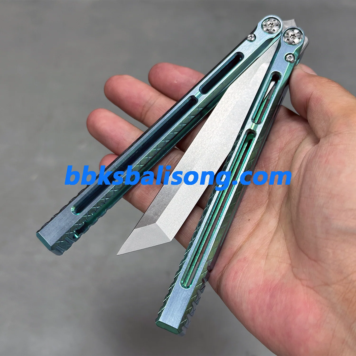 BaliX Telesto Clone Balisong Titanium Handle - Image 26
