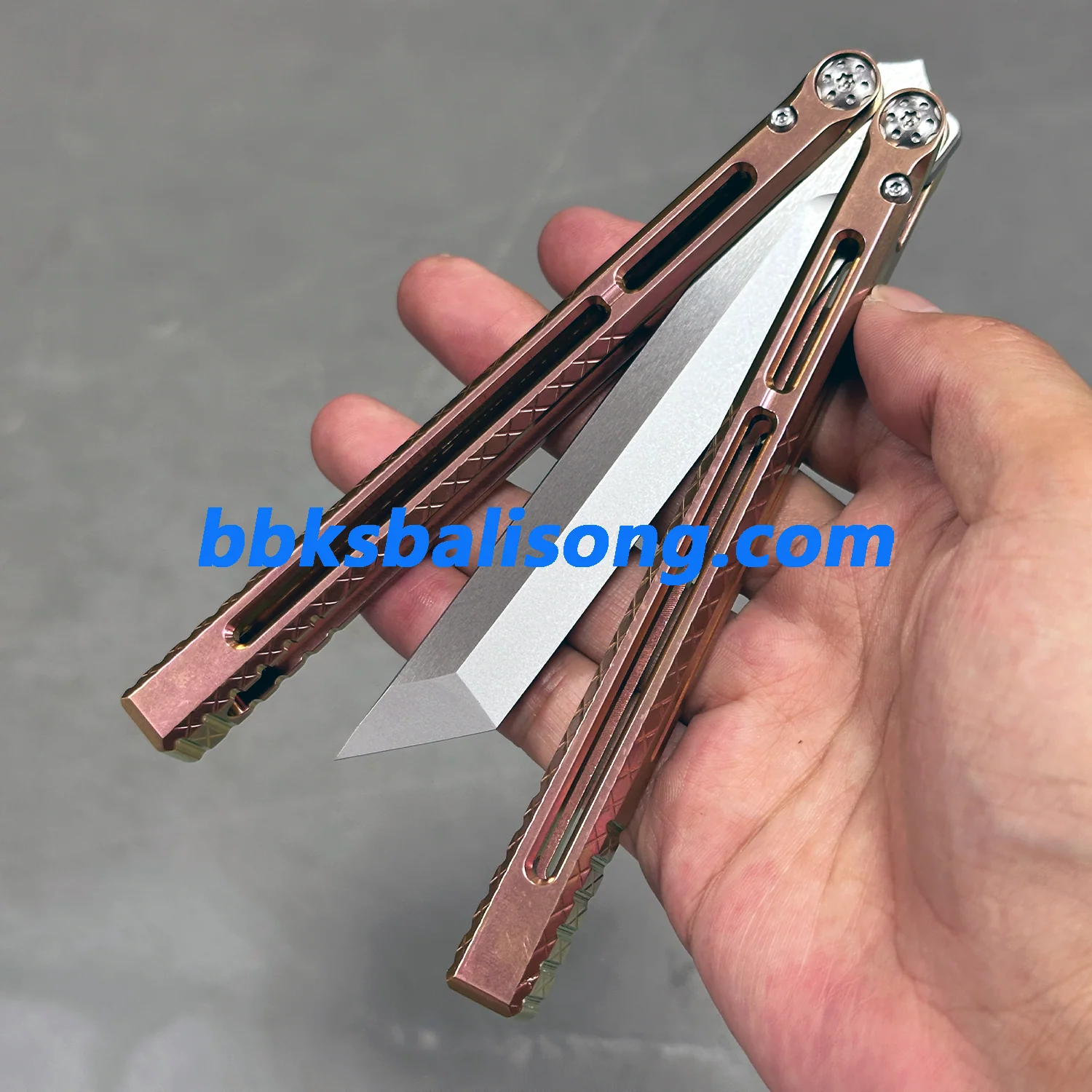 BaliX Telesto Clone Balisong Titanium Handle - Image 27