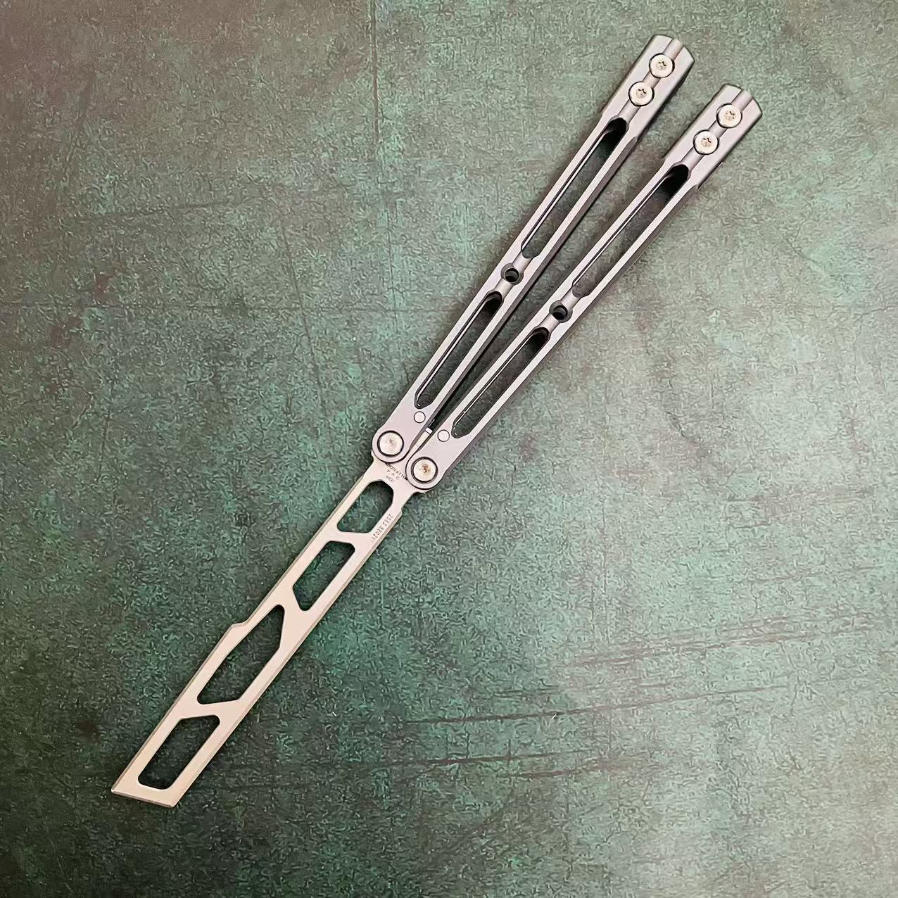 Banshu 8802 Original Balisong 7075 Aluminum Handle - Image 11