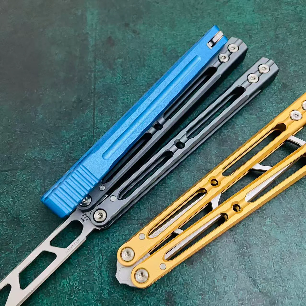 Banshu 8802 Original Balisong 7075 Aluminum Handle - Image 13