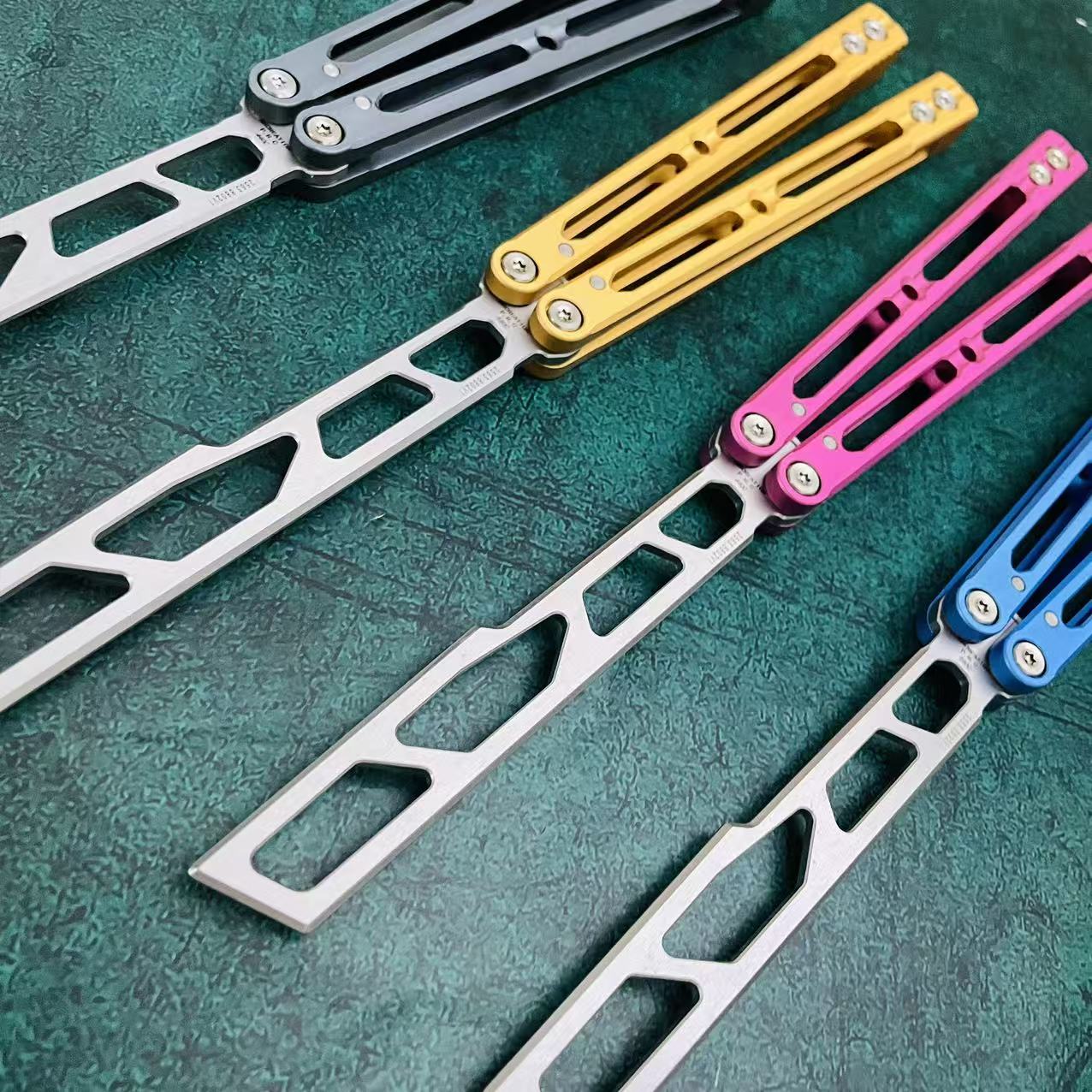 Banshu 8802 Original Balisong 7075 Aluminum Handle - Image 14